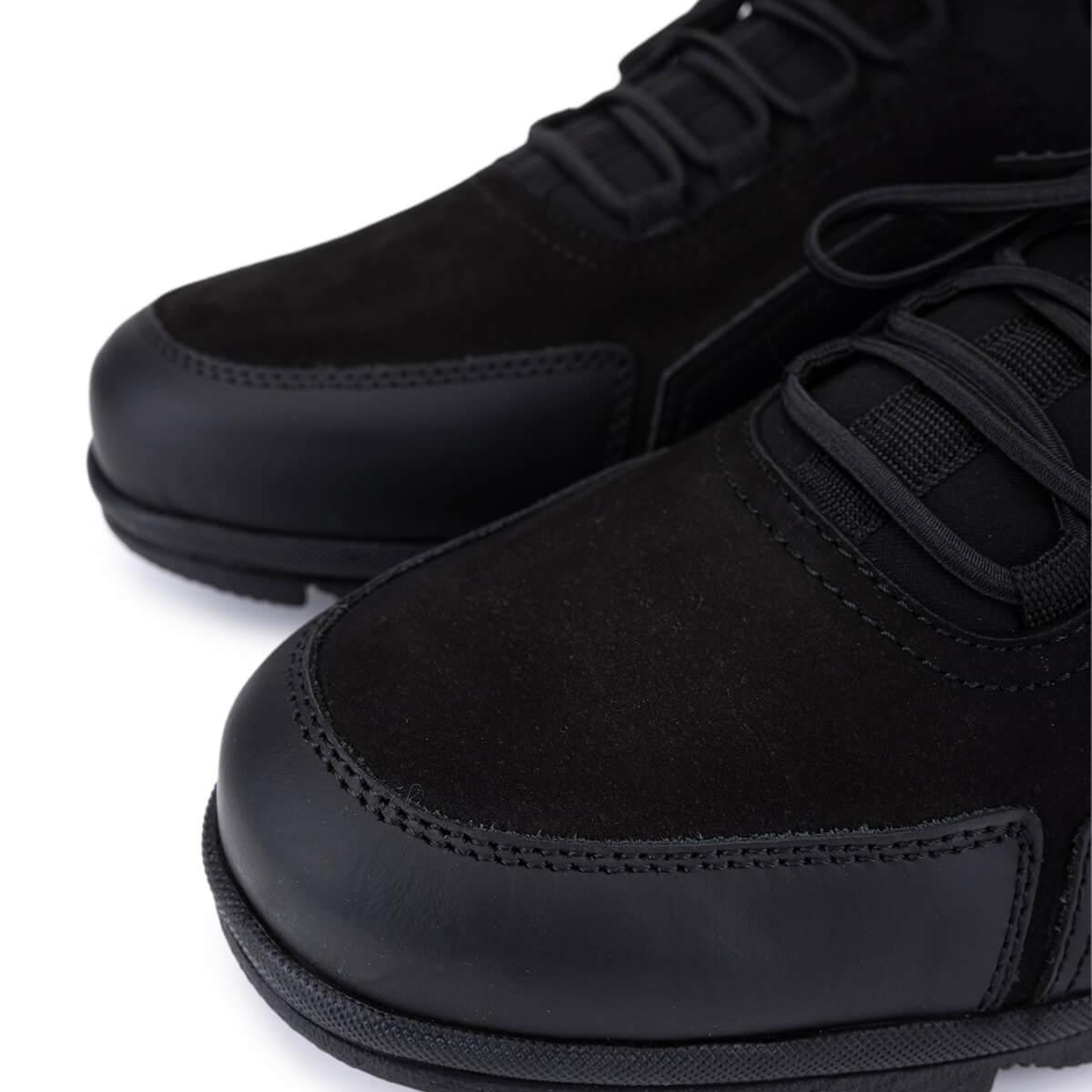 Tamer Tanca Erkek Hakiki Deri Siyah Nubuk Sneakers & Spor Ayakkabı