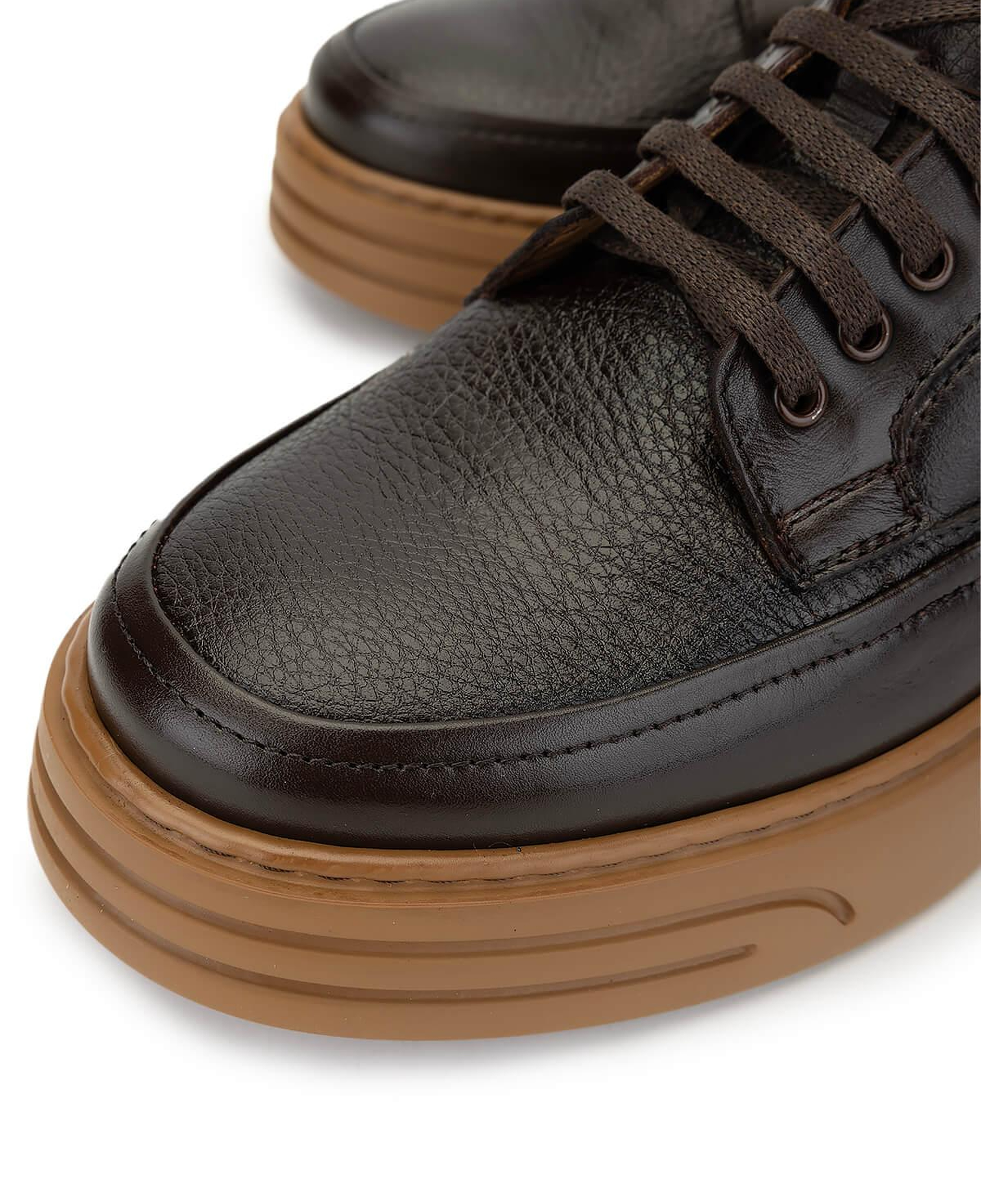 Tamer Tanca Erkek Hakiki Deri Kahverengi Casual Bot