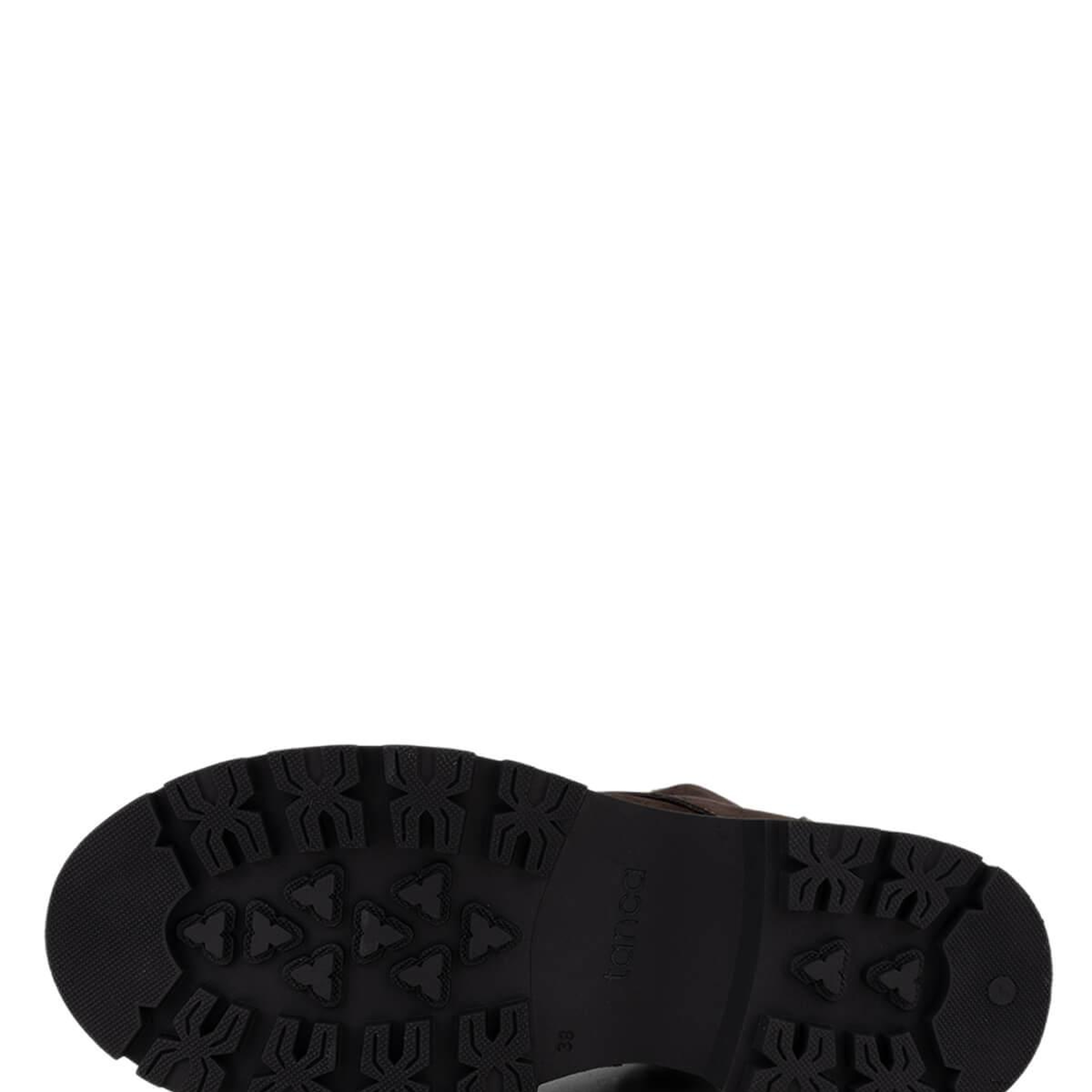 Tamer Tanca Kadın Hakiki Deri Kahverengi Nubuk Topuklu Bot