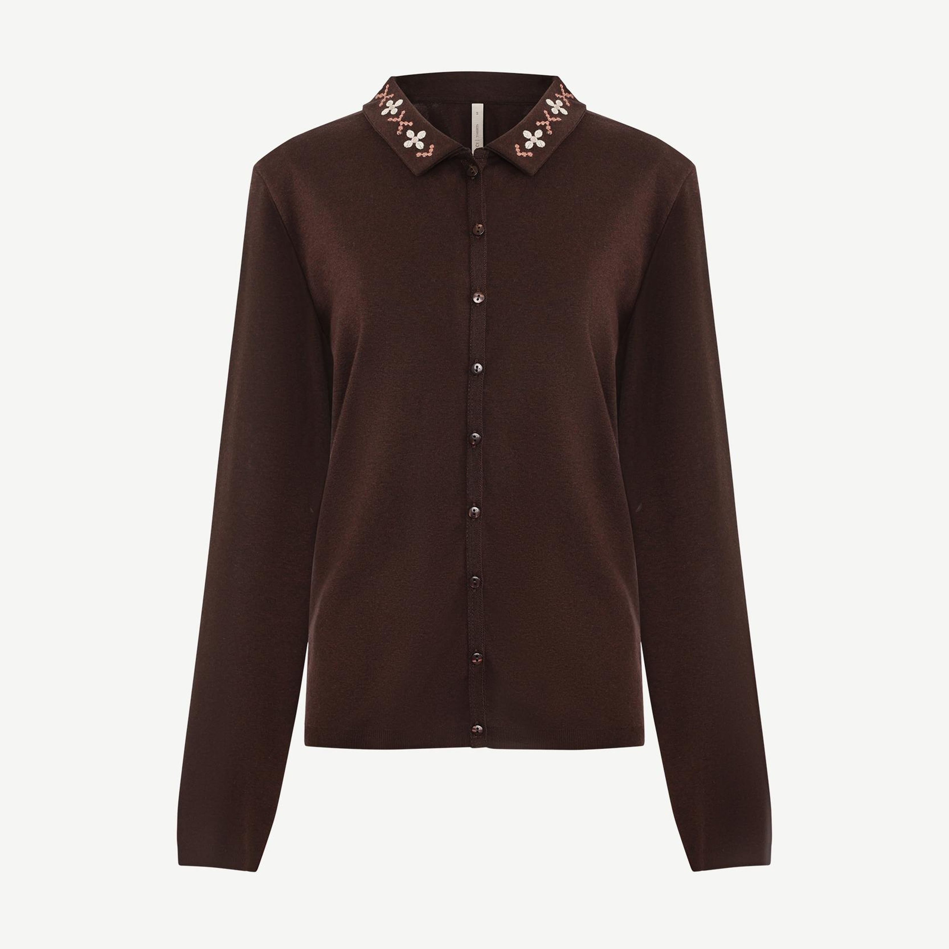 YARGICI Regular Gömlek Yaka Uzun Kol Hırka