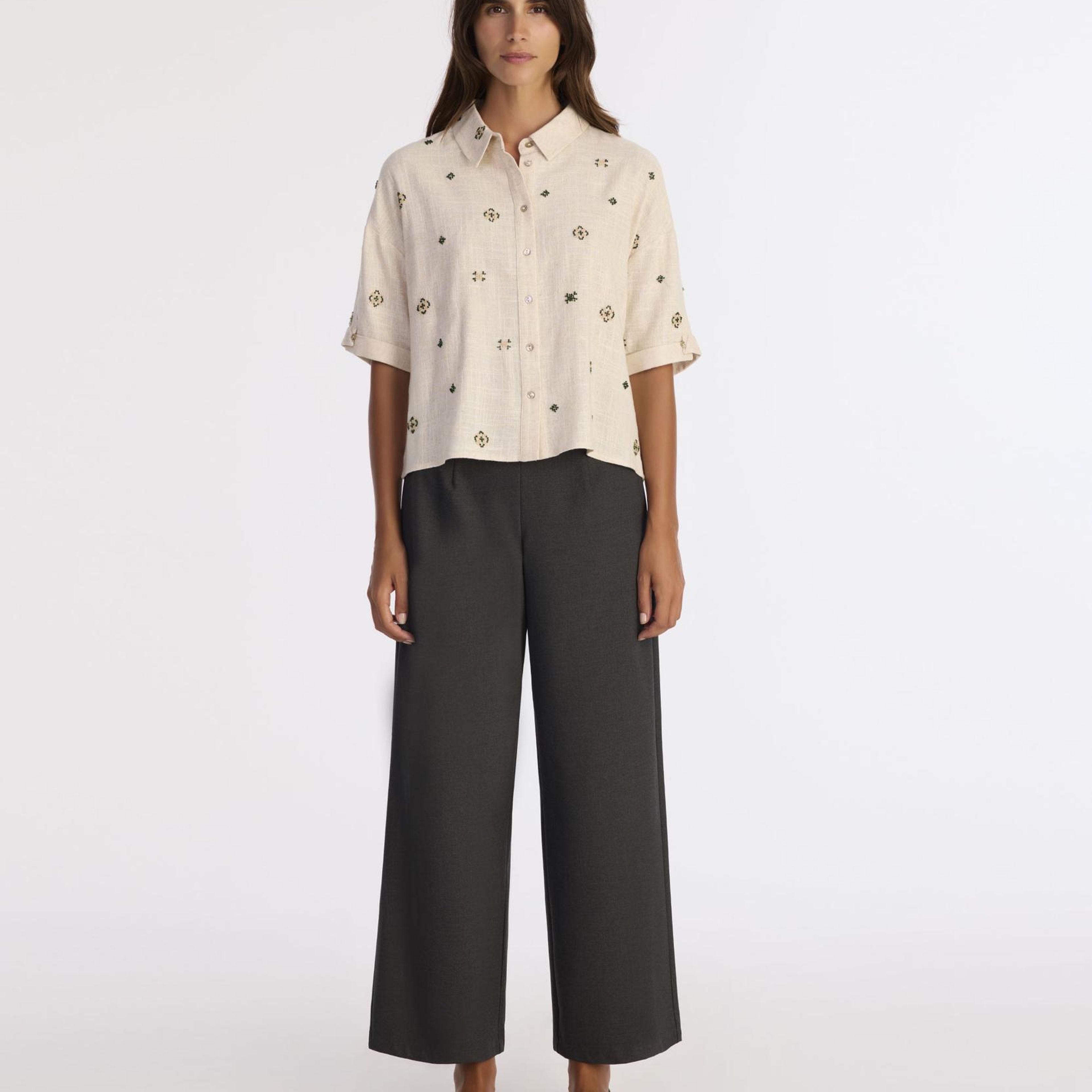 YARGICI Wide Leg Yüksek Bel Pantolon