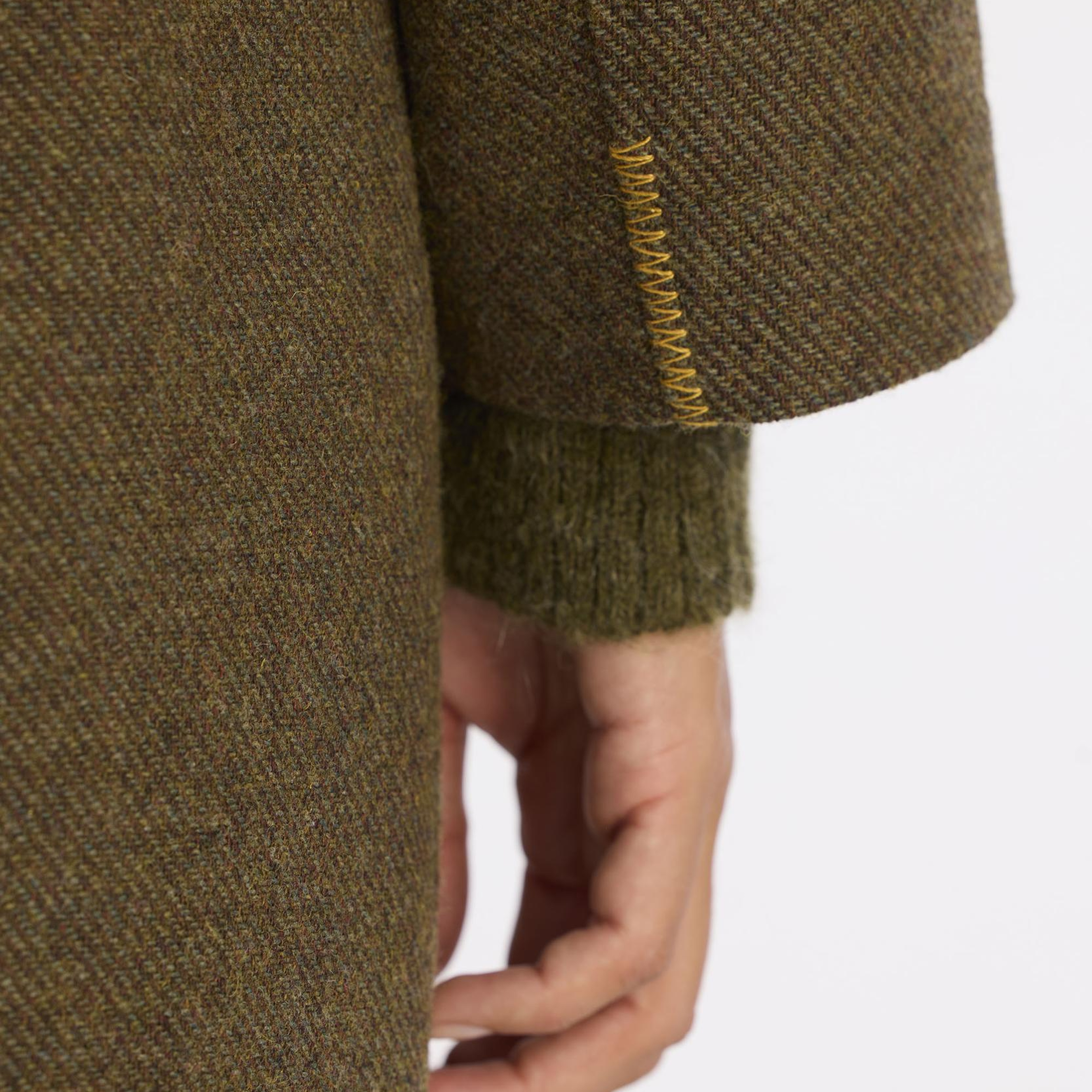 YARGICI Dikiş Detaylı Kemerli Uzun Palto