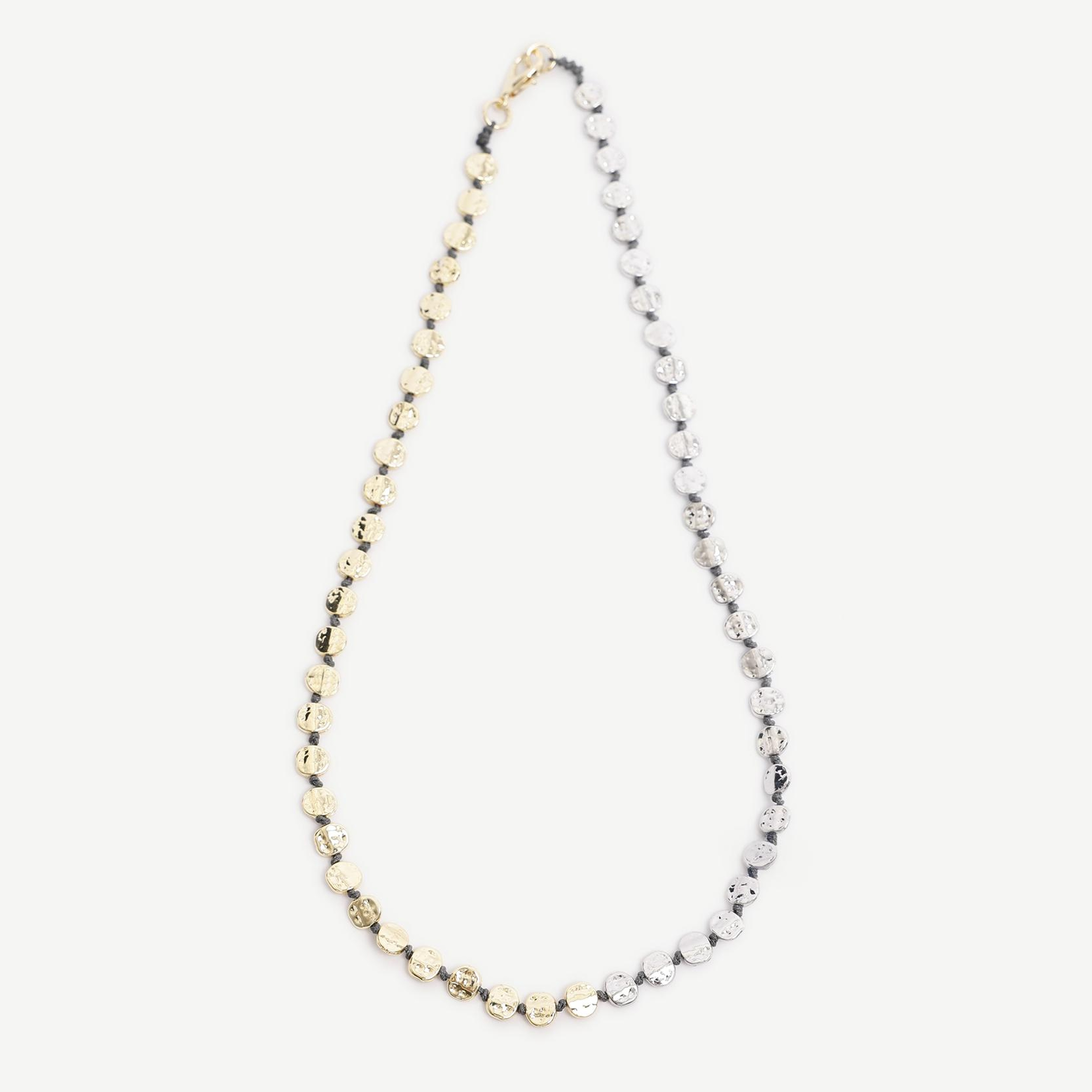 YARGICI Gold Ve Silver Detaylı Kolye