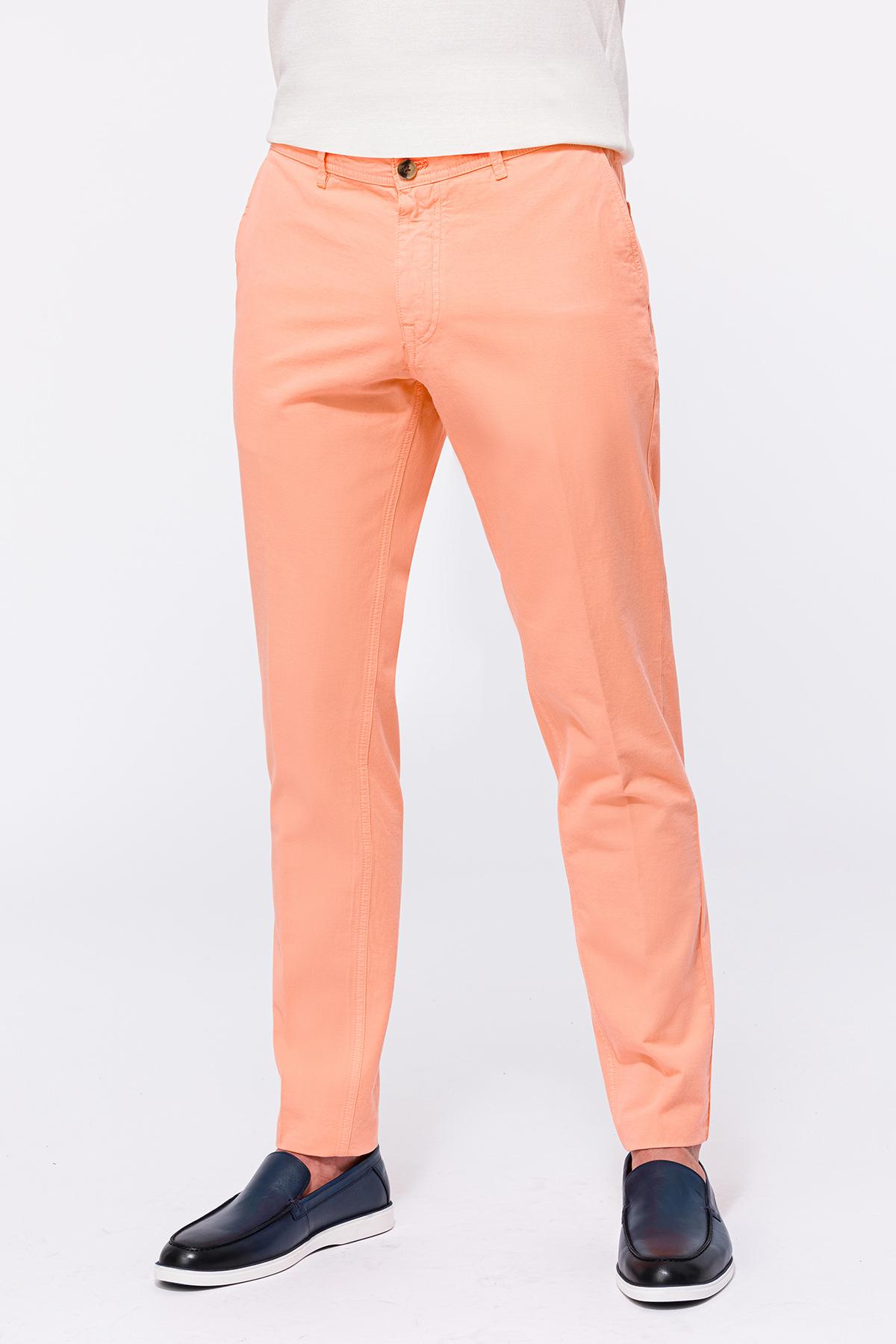 Erkek Pembe Yan Cep Pantolon