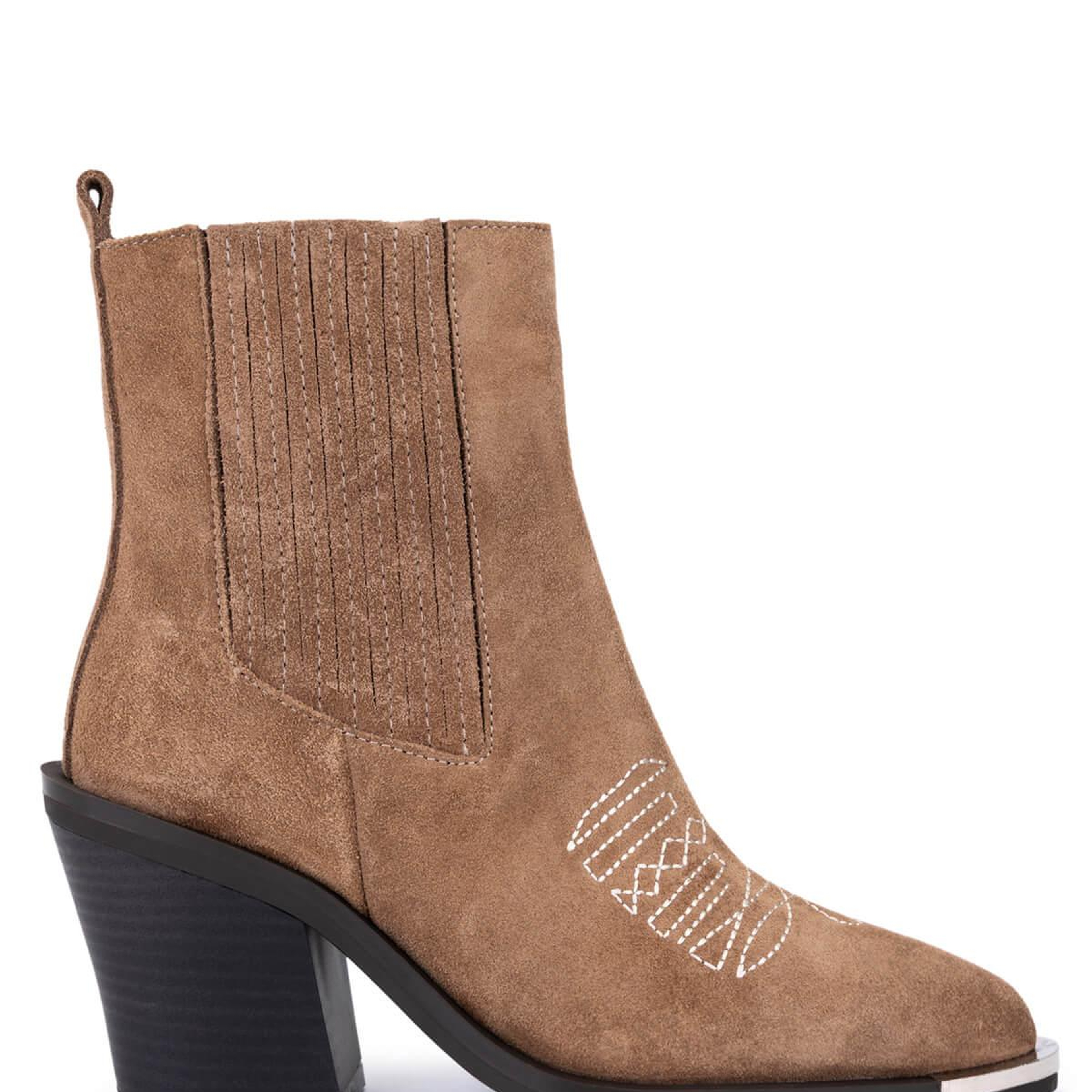 Tamer Tanca Kadın Hakiki Deri Taupe Süet Klasik Bot