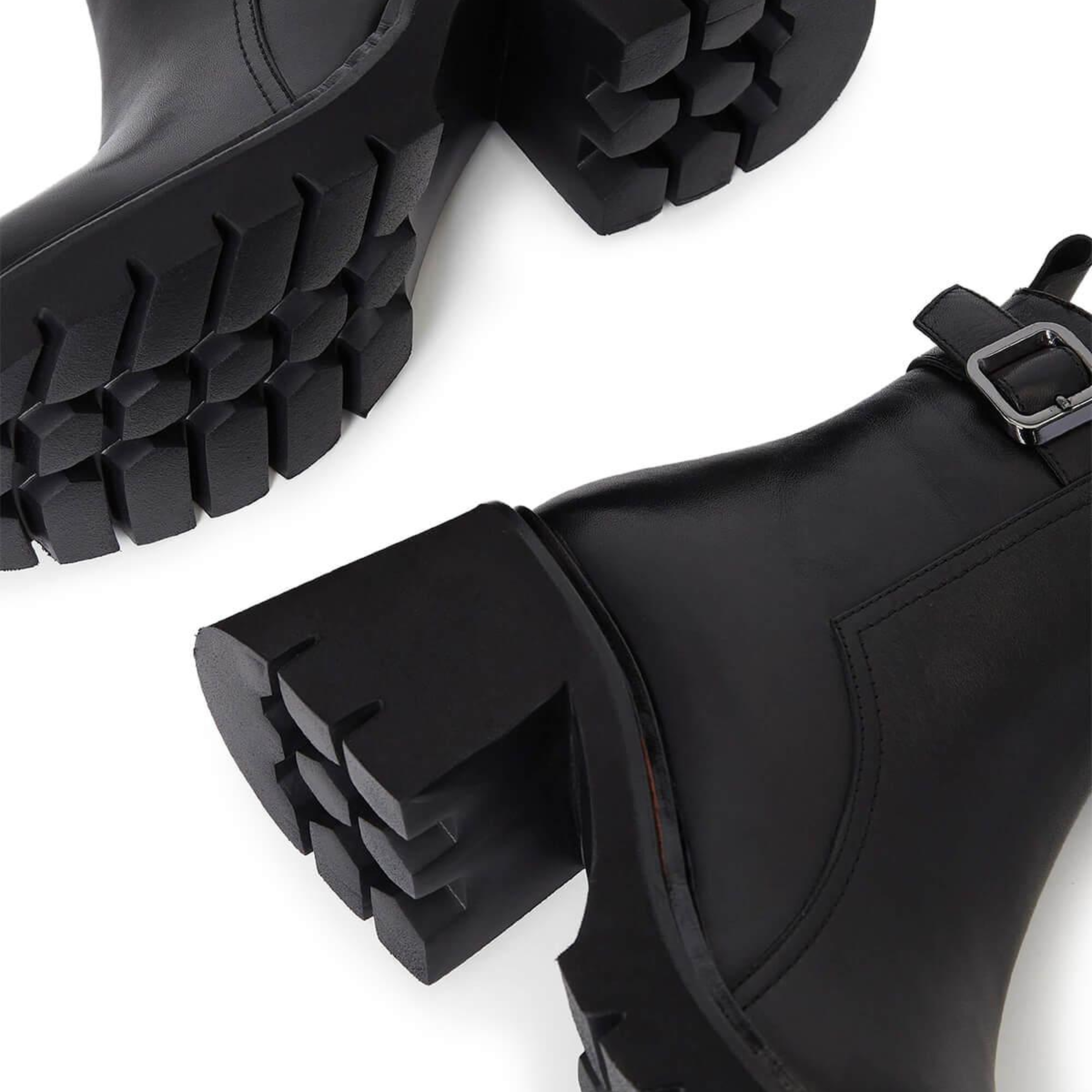 Tamer Tanca Kadın Hakiki Deri Siyah Deri Casual Bot