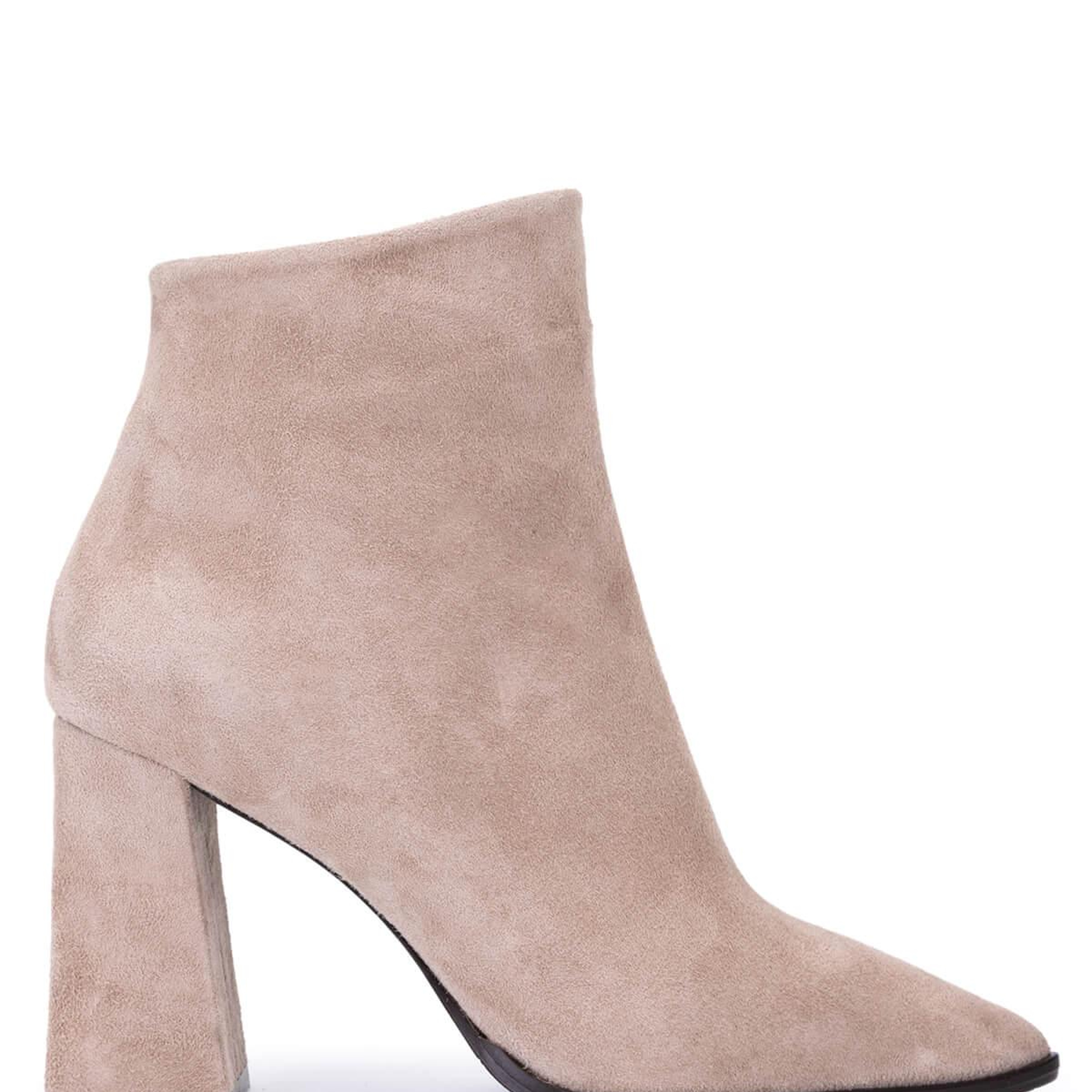 Tamer Tanca Kadın Hakiki Deri Taş Süet Topuklu Bot