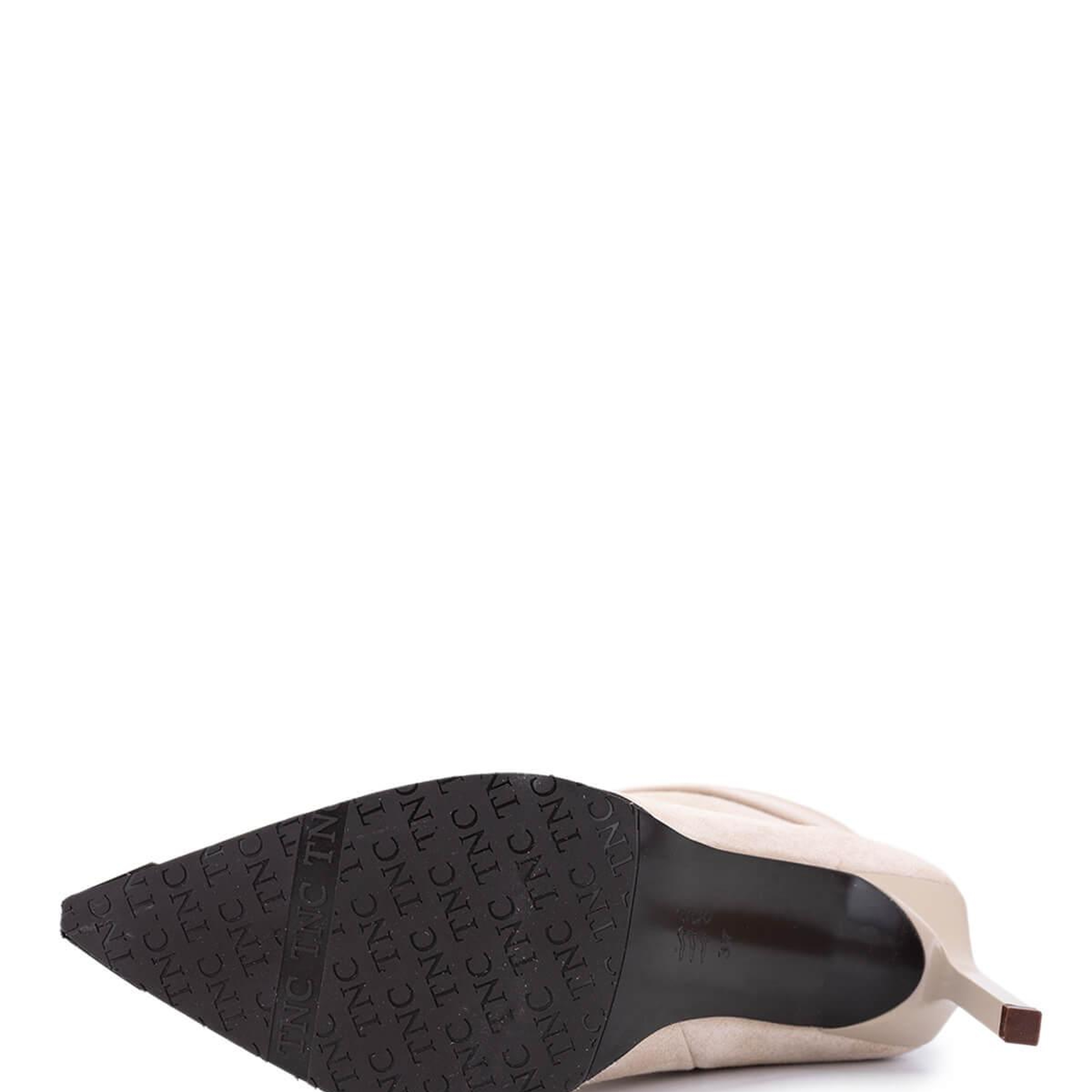 Tamer Tanca Kadın Hakiki Deri Taş Süet Topuklu Bot