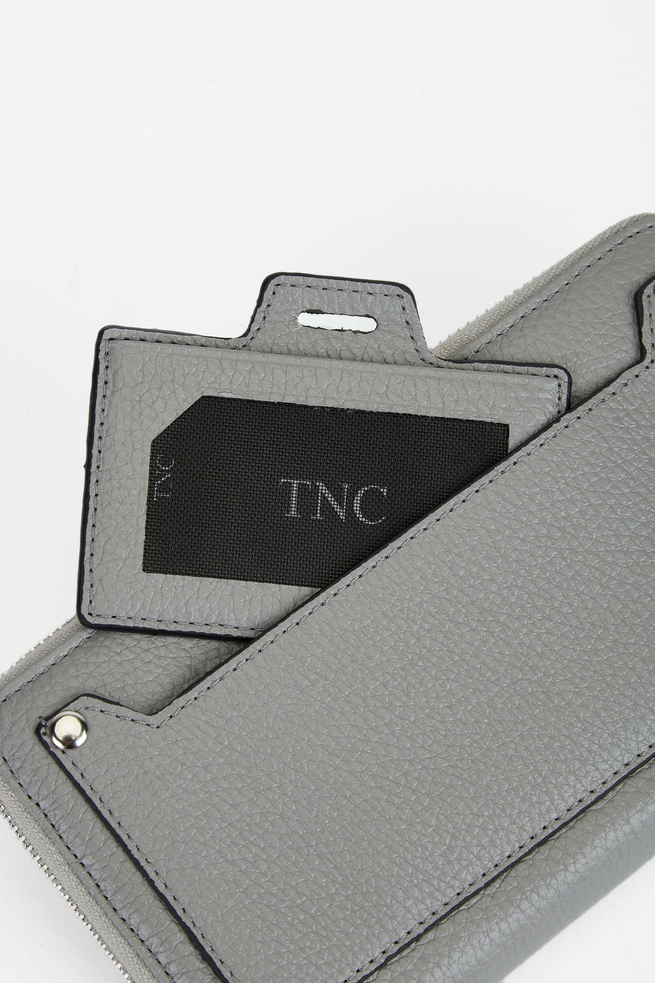 Tamer Tanca Kadın Hakiki Deri Gri Günlük Cuzdan