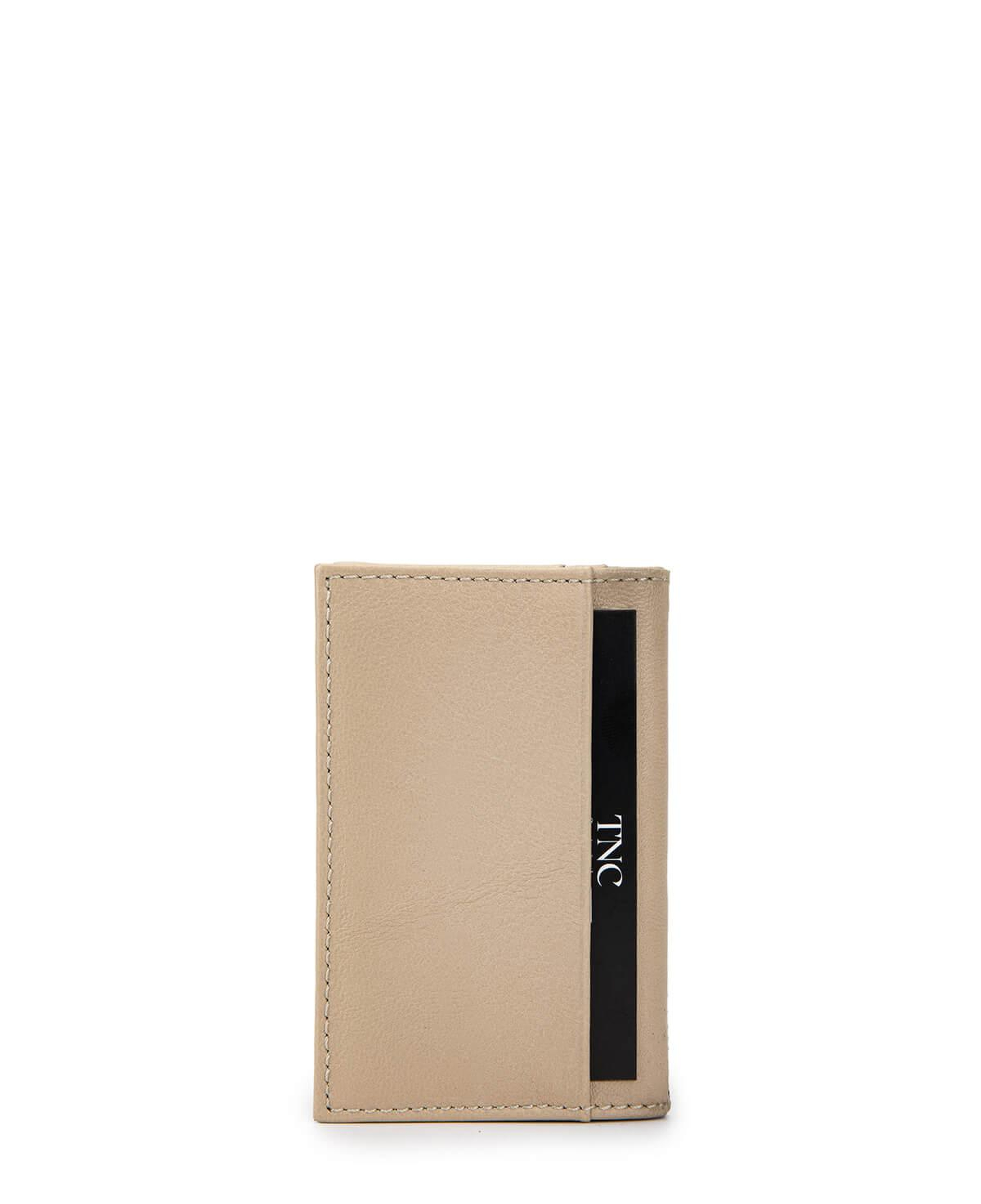 Tamer Tanca Unisex Hakiki Deri Bej Kartlık