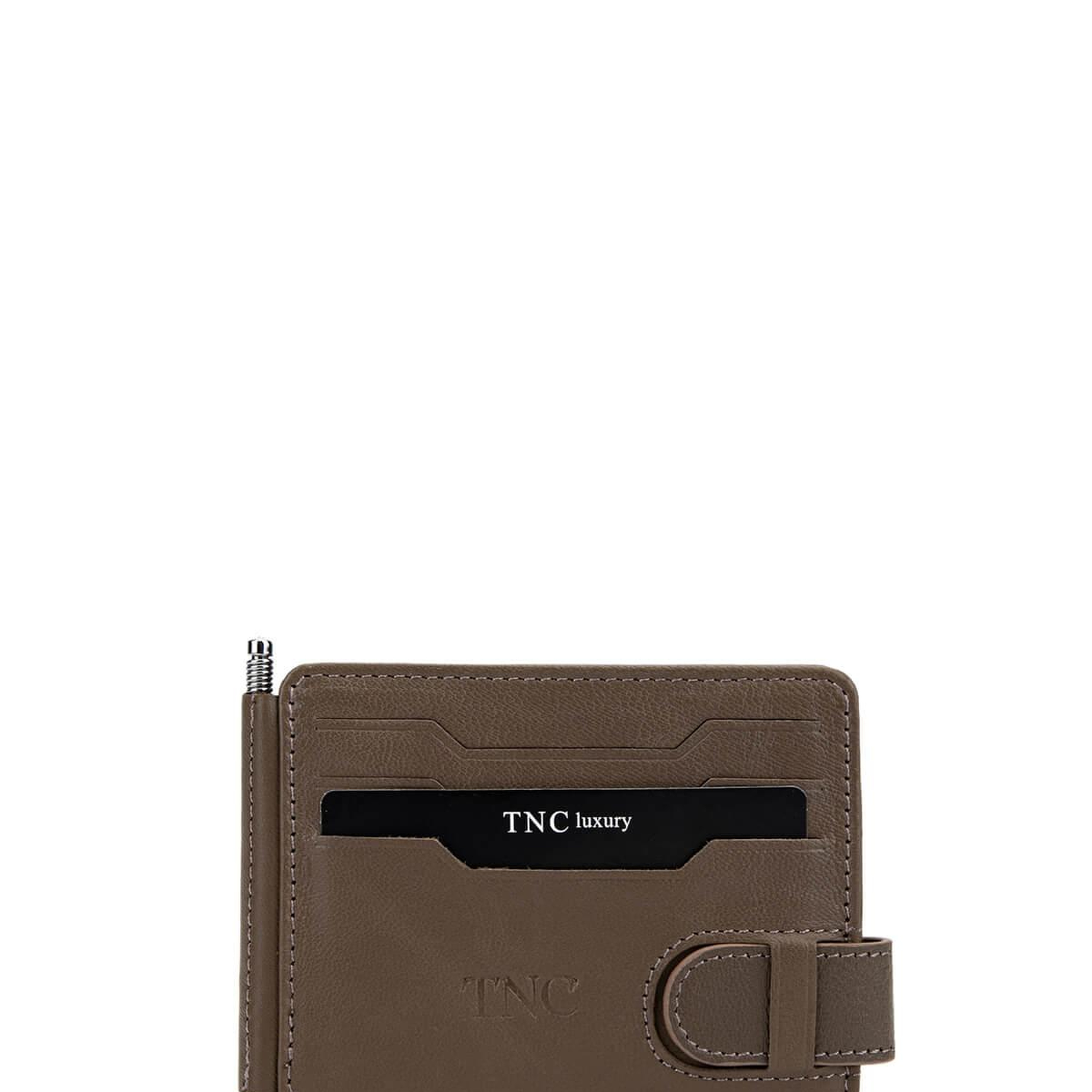 Tamer Tanca Erkek Hakiki Deri Vizon Kartlık