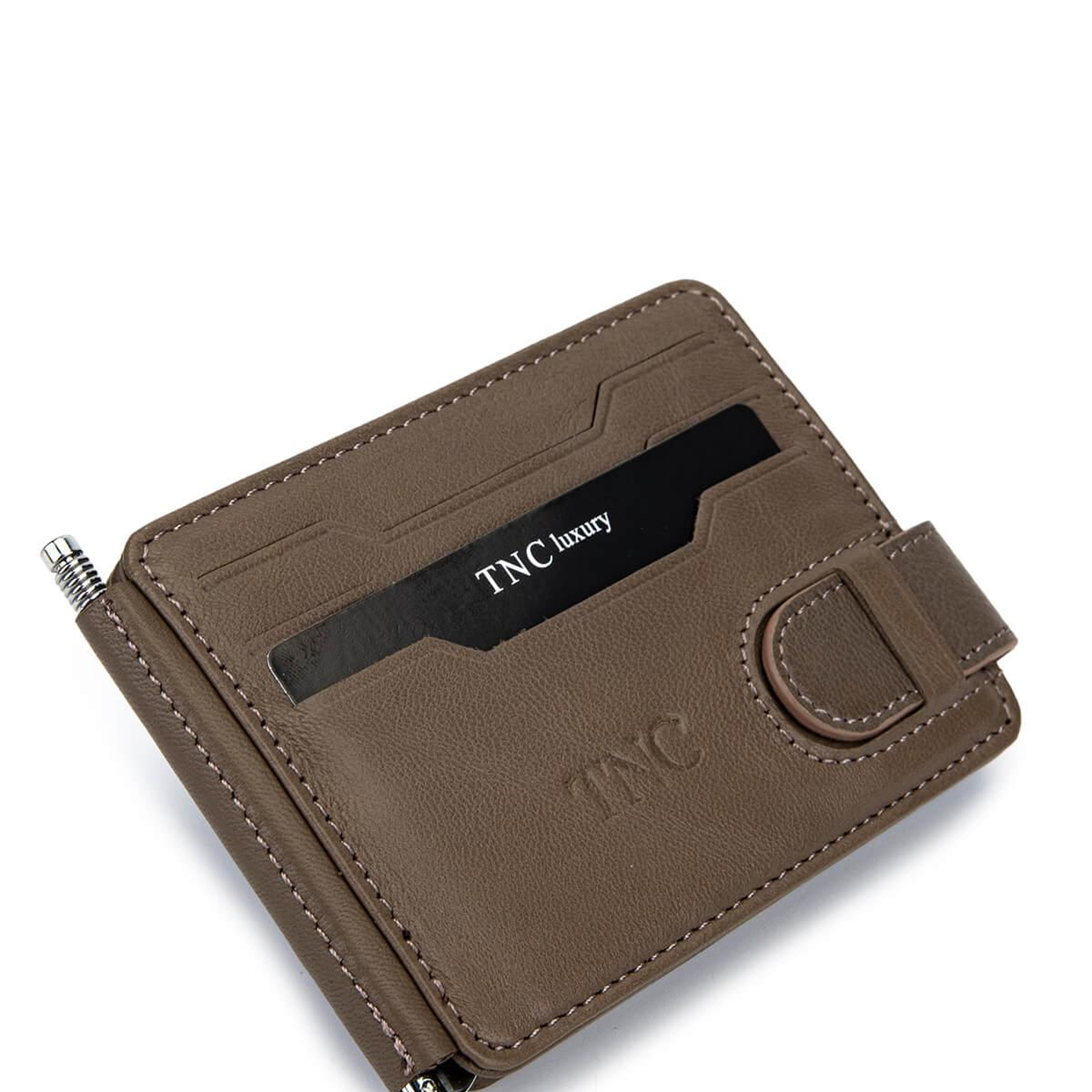 Tamer Tanca Erkek Hakiki Deri Vizon Kartlık