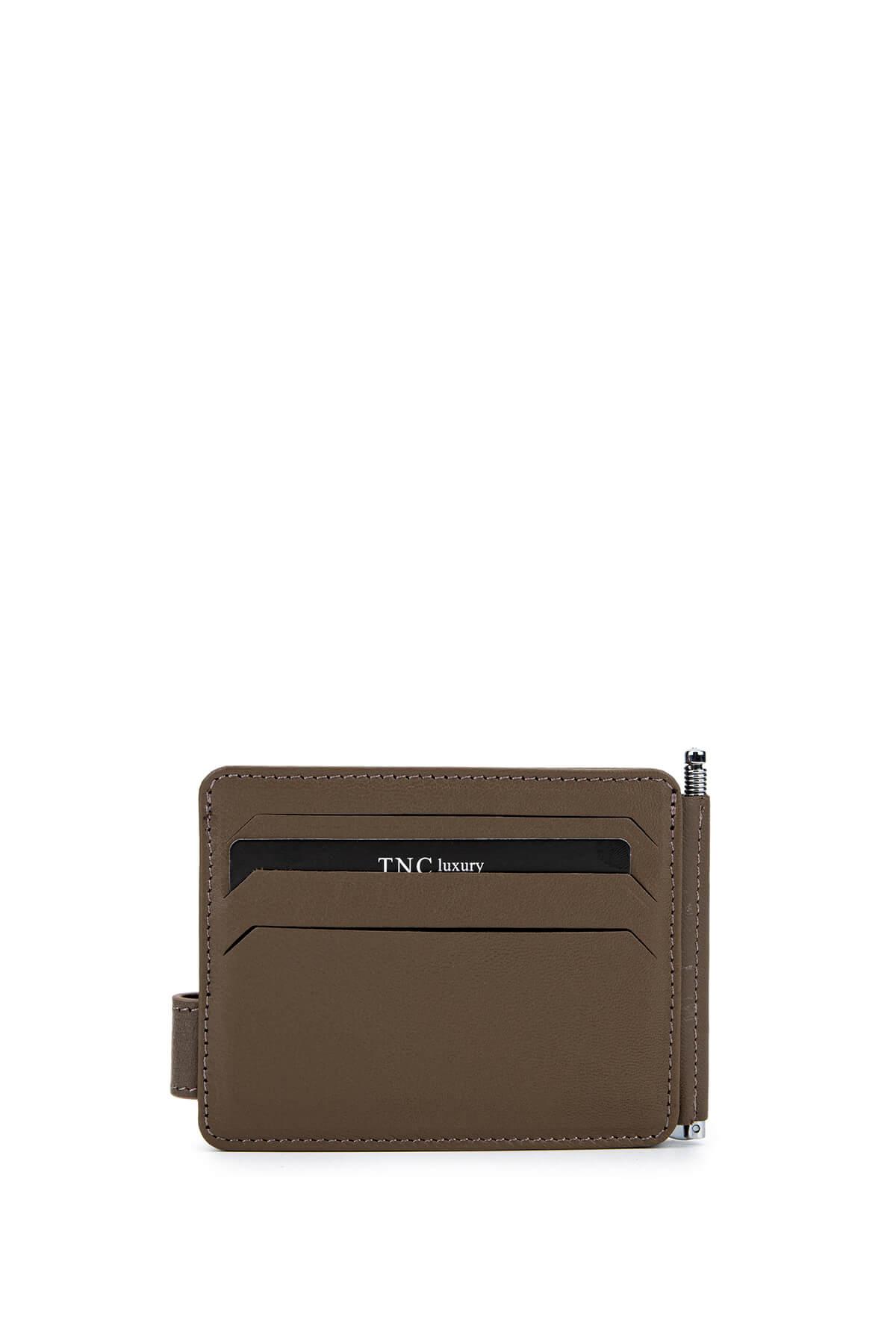 Tamer Tanca Erkek Hakiki Deri Vizon Kartlık