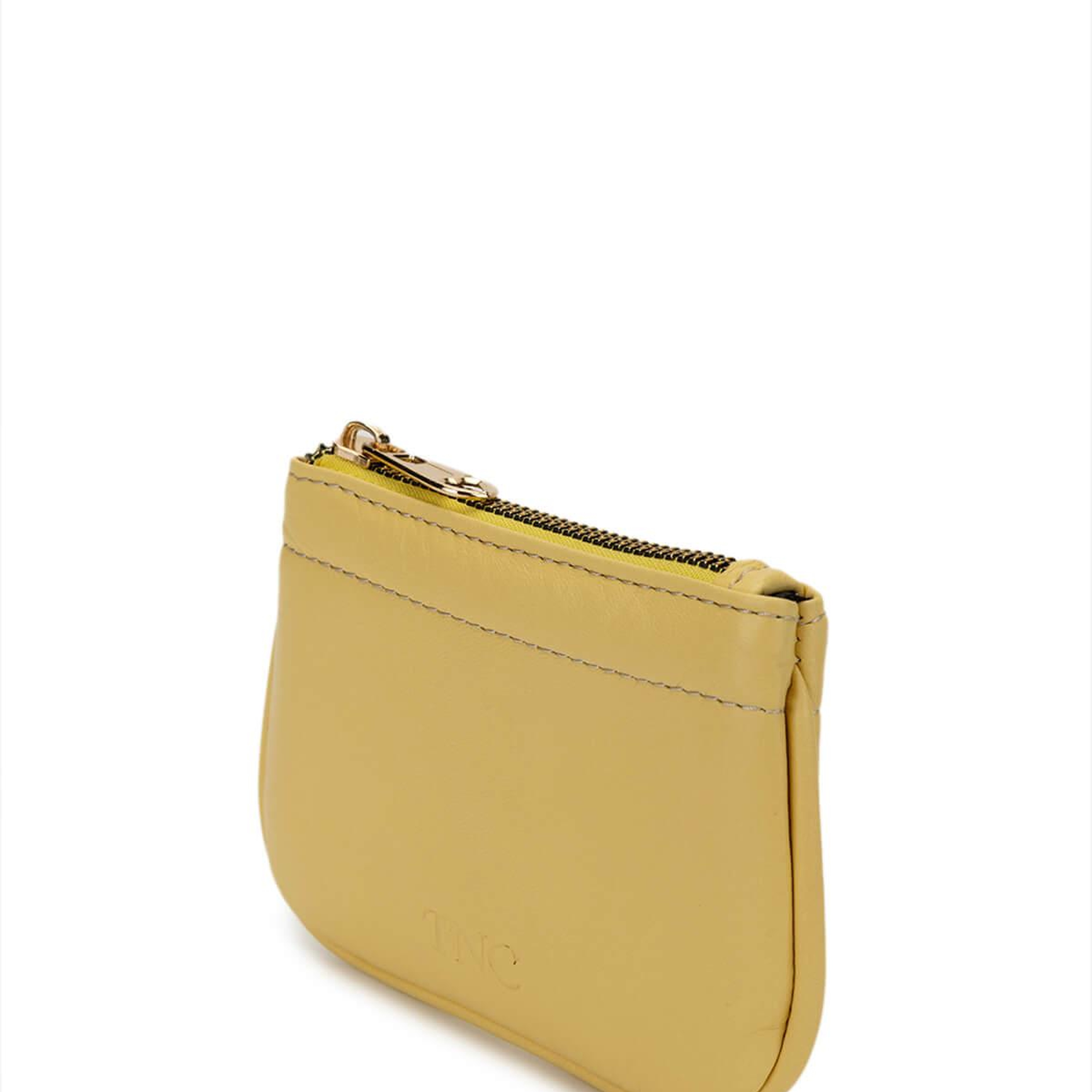 Tamer Tanca Unisex Hakiki Deri Sarı Kartlık