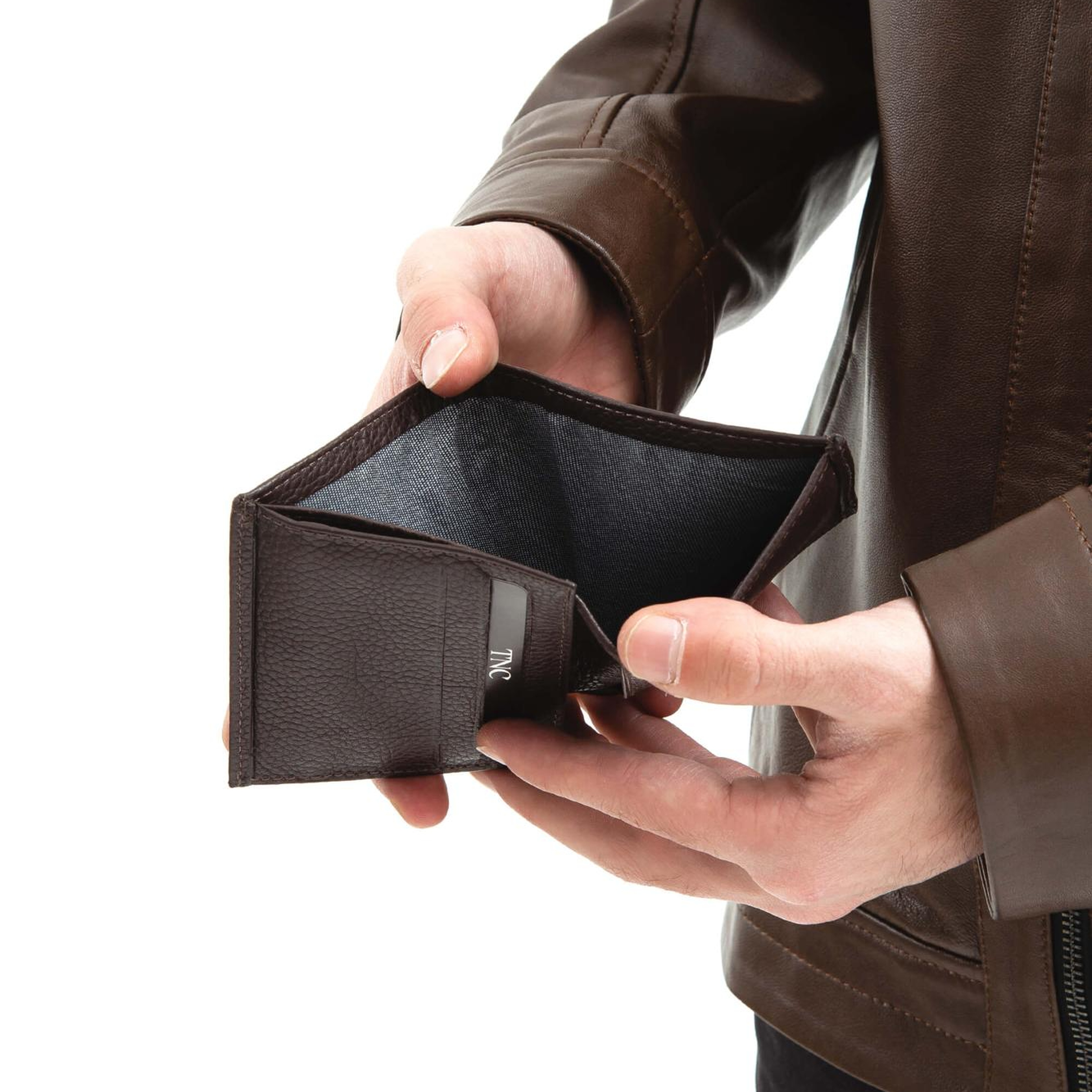 Tamer Tanca Erkek Hakiki Deri Kahverengi Togo Cüzdan Cuzdan