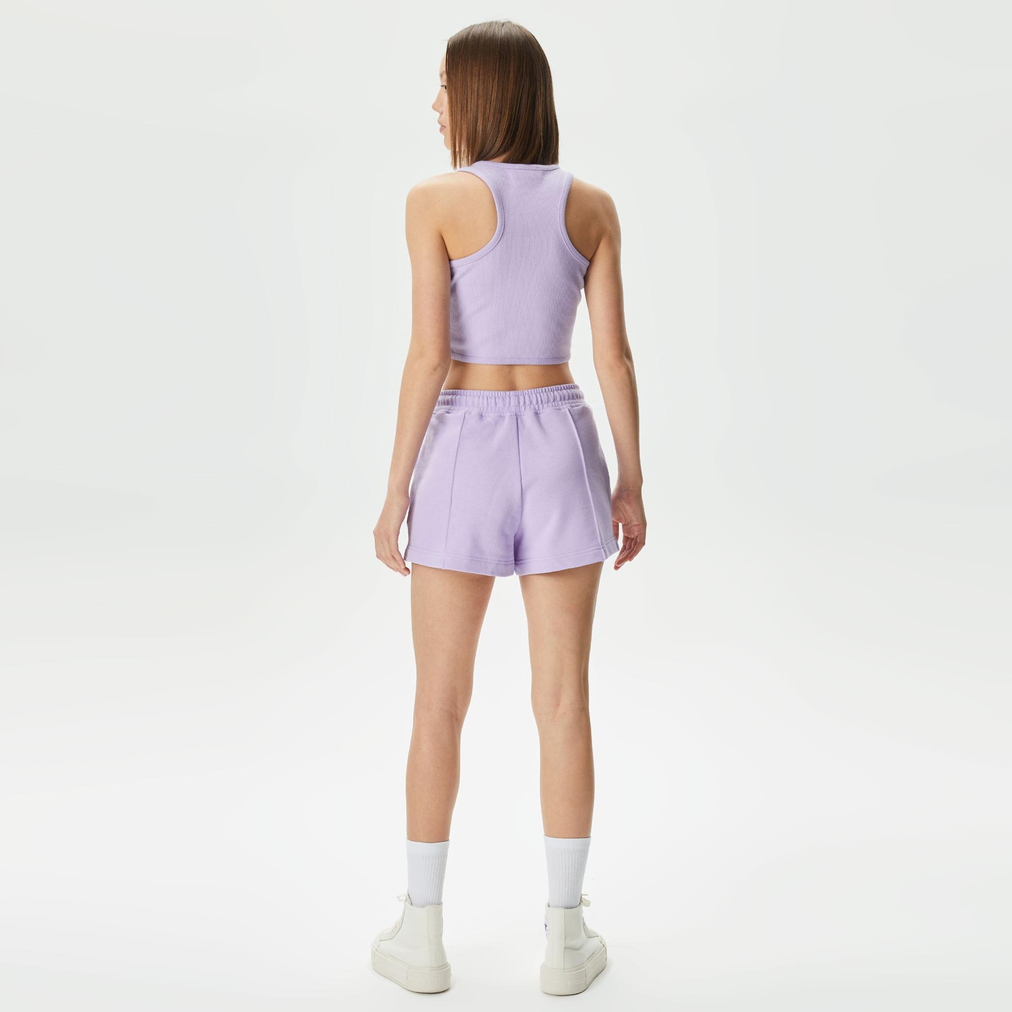 Les Benjamins 303 Kadın Mor Şort