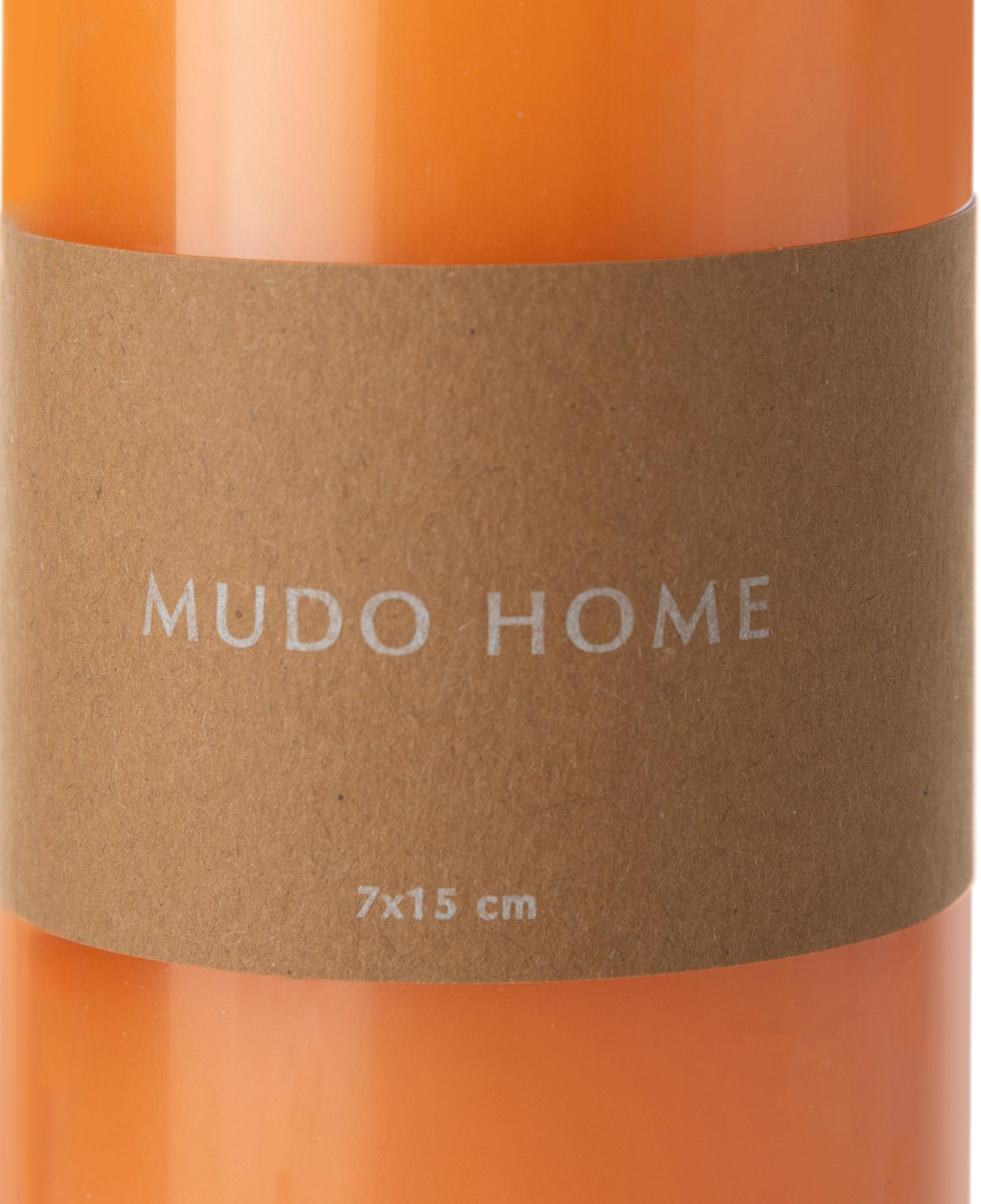 SÜTUN MUM TURUNCU 7X15CM