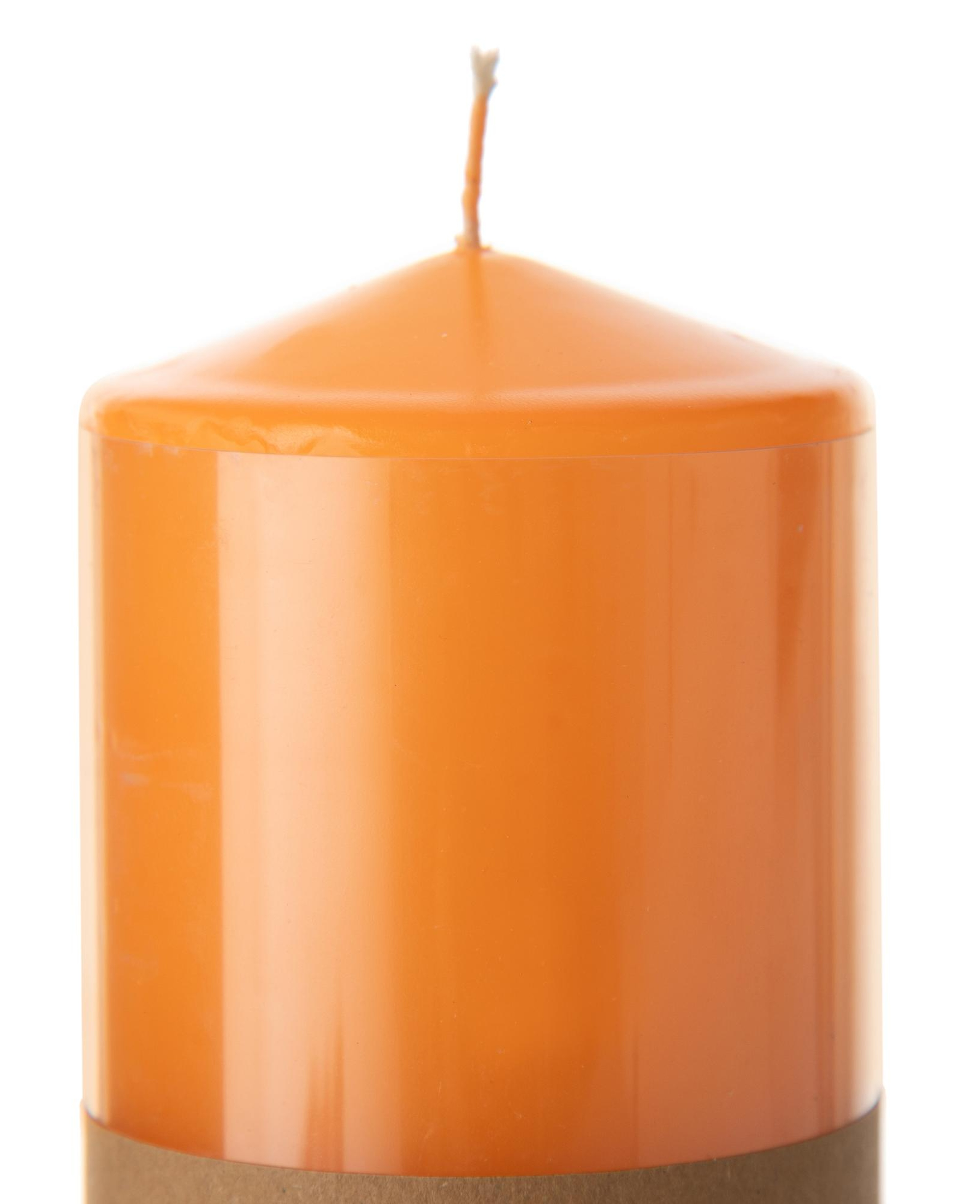SÜTUN MUM TURUNCU 7X15CM