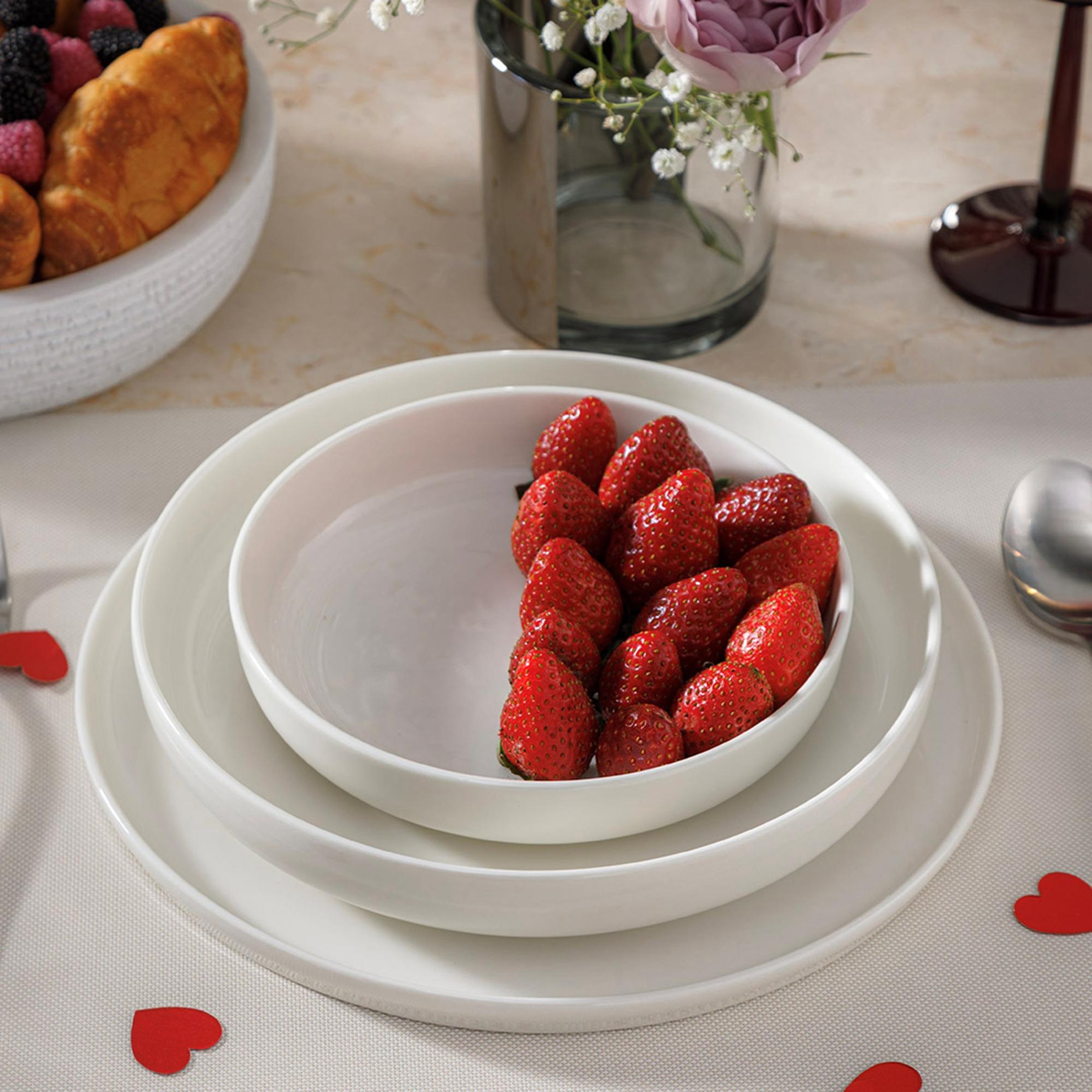 EPHESUS WHITE ÇUKUR TABAK SETİ 22CM - 6LI