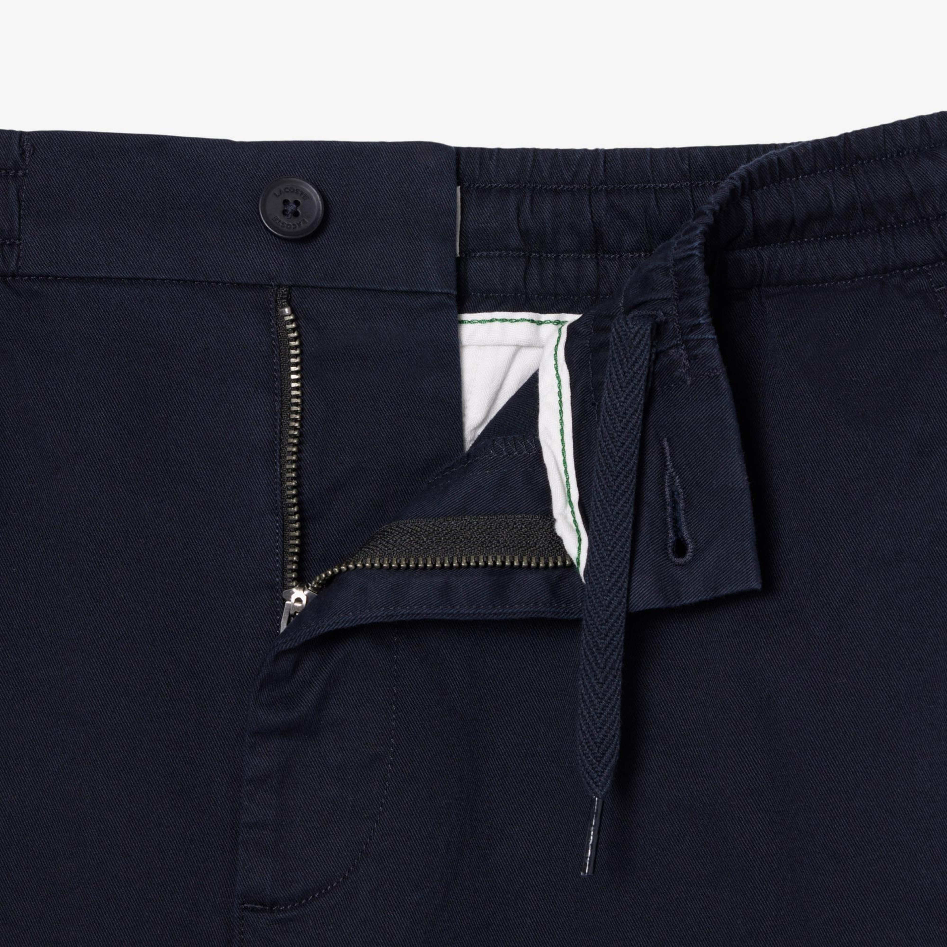 Lacoste Erkek Regular Fit Lacivert Chino Pantolon