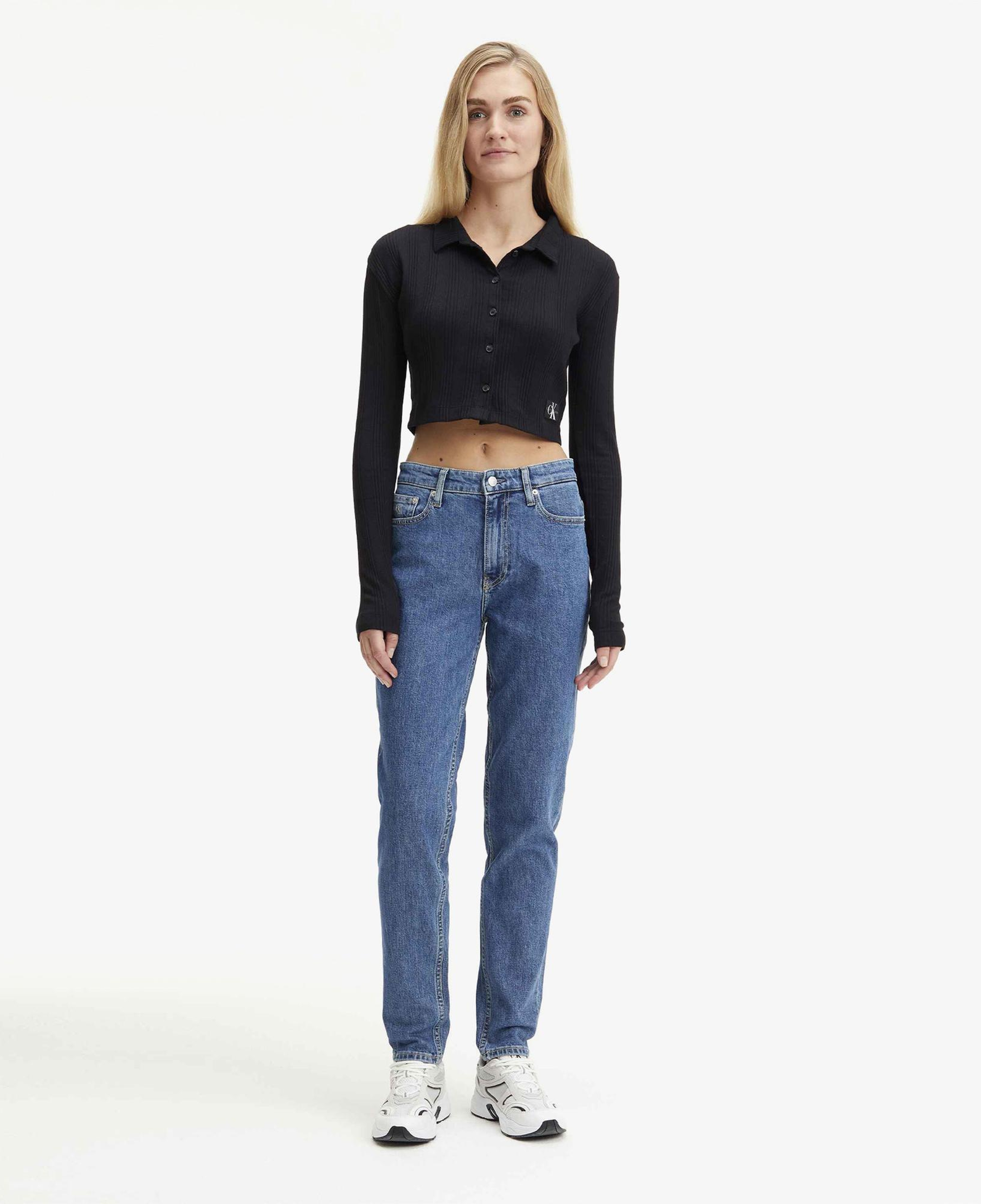 Calvin Klein Mom Mavi Kadın Jean