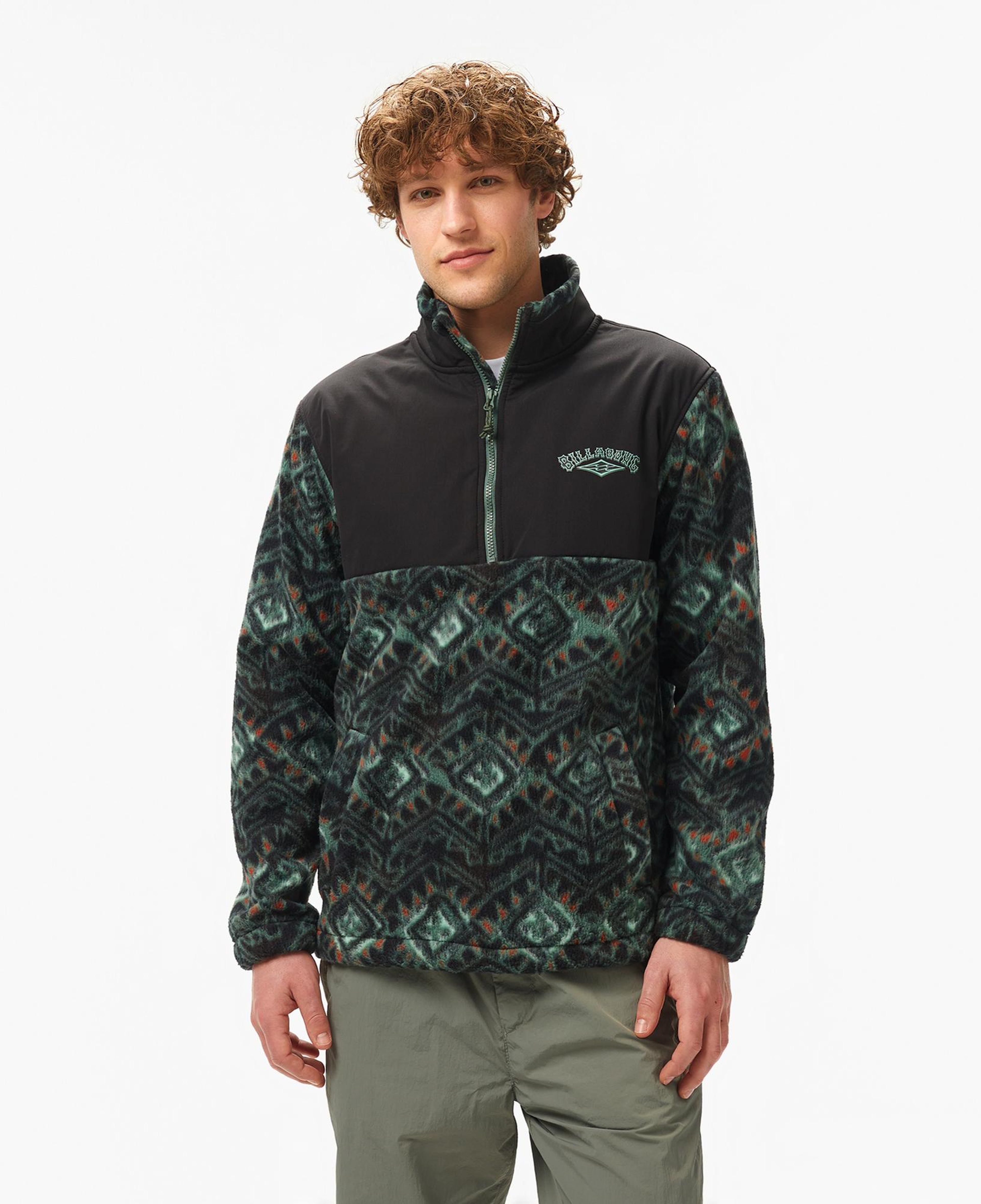 Billabong Boundary Re-İssue Erkek Siyah Polar Sweatshirt