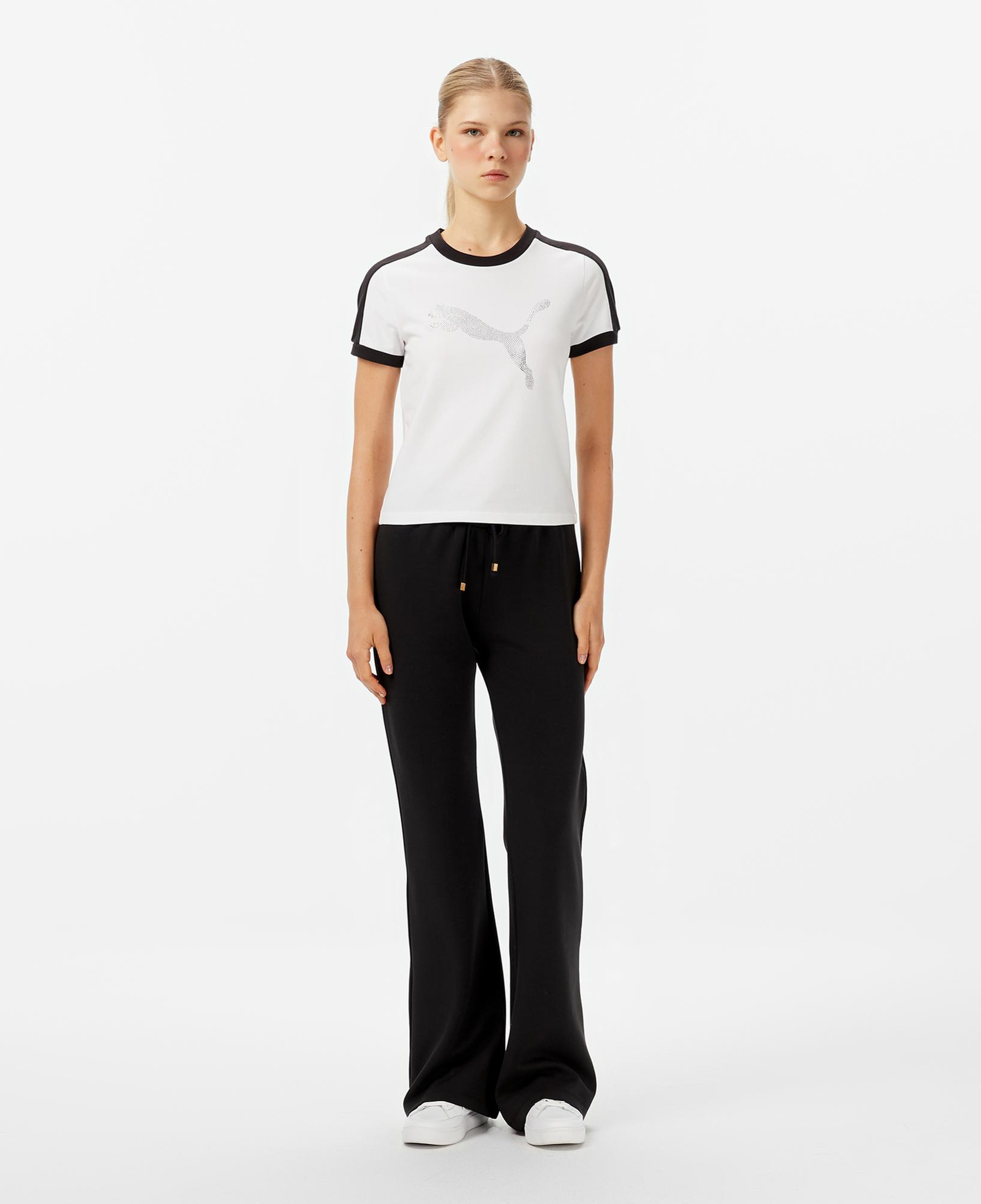 Puma x Fenty Downtown Kadın Beyaz T-Shirt