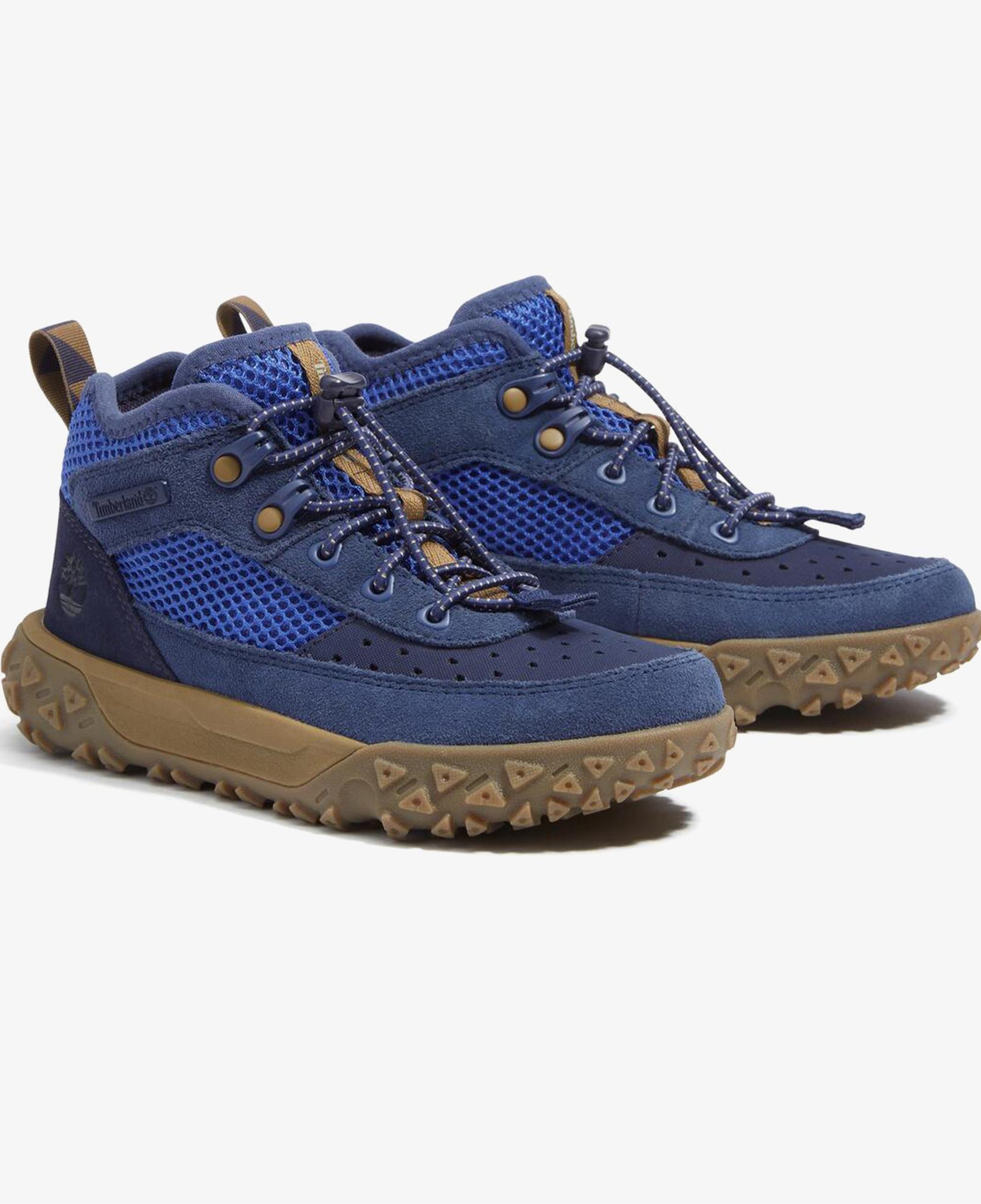 Timberland Low Lace-Up Çocuk Mavi Bot