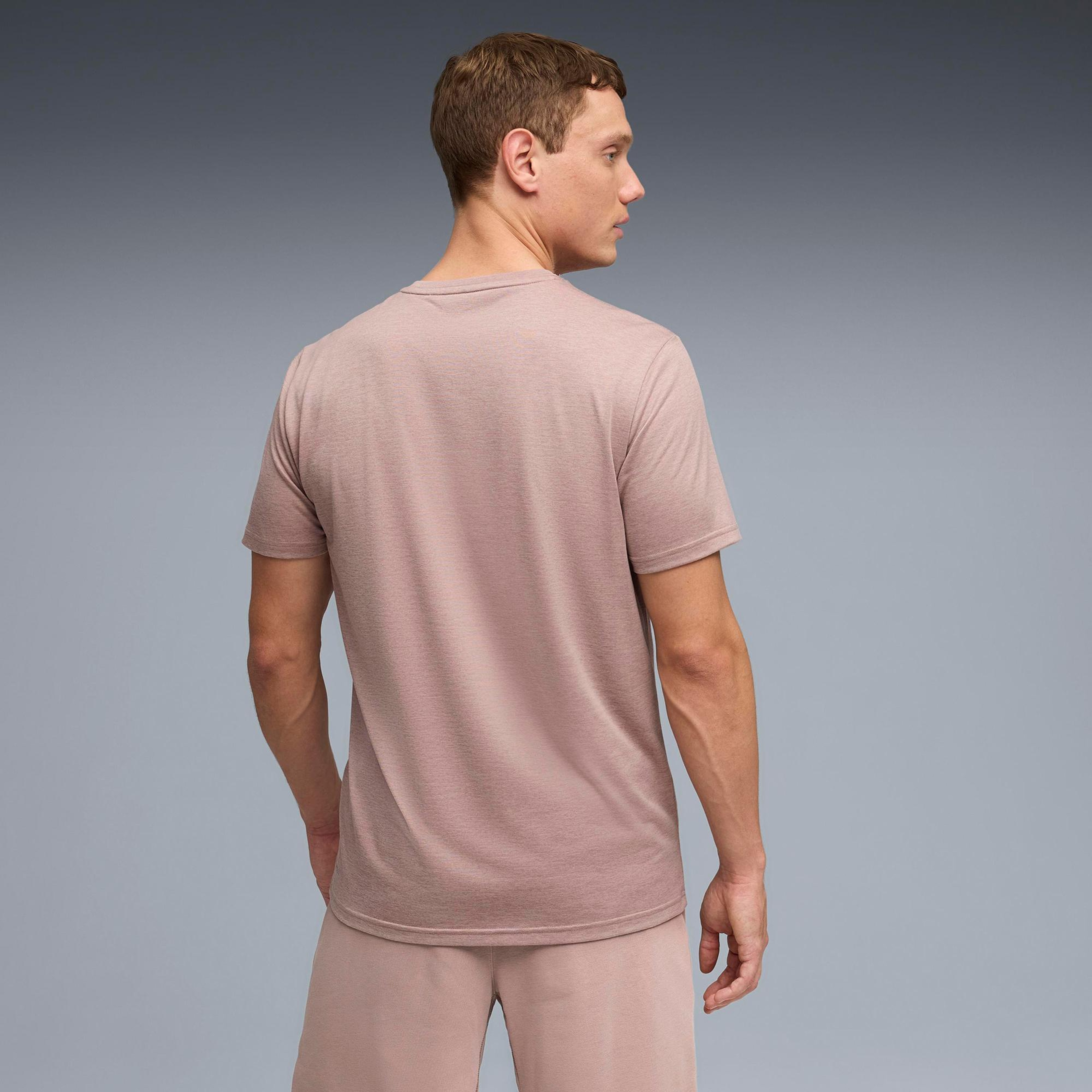 Puma Essentials Heather Cat Erkek Krem Antrenman T-Shirt