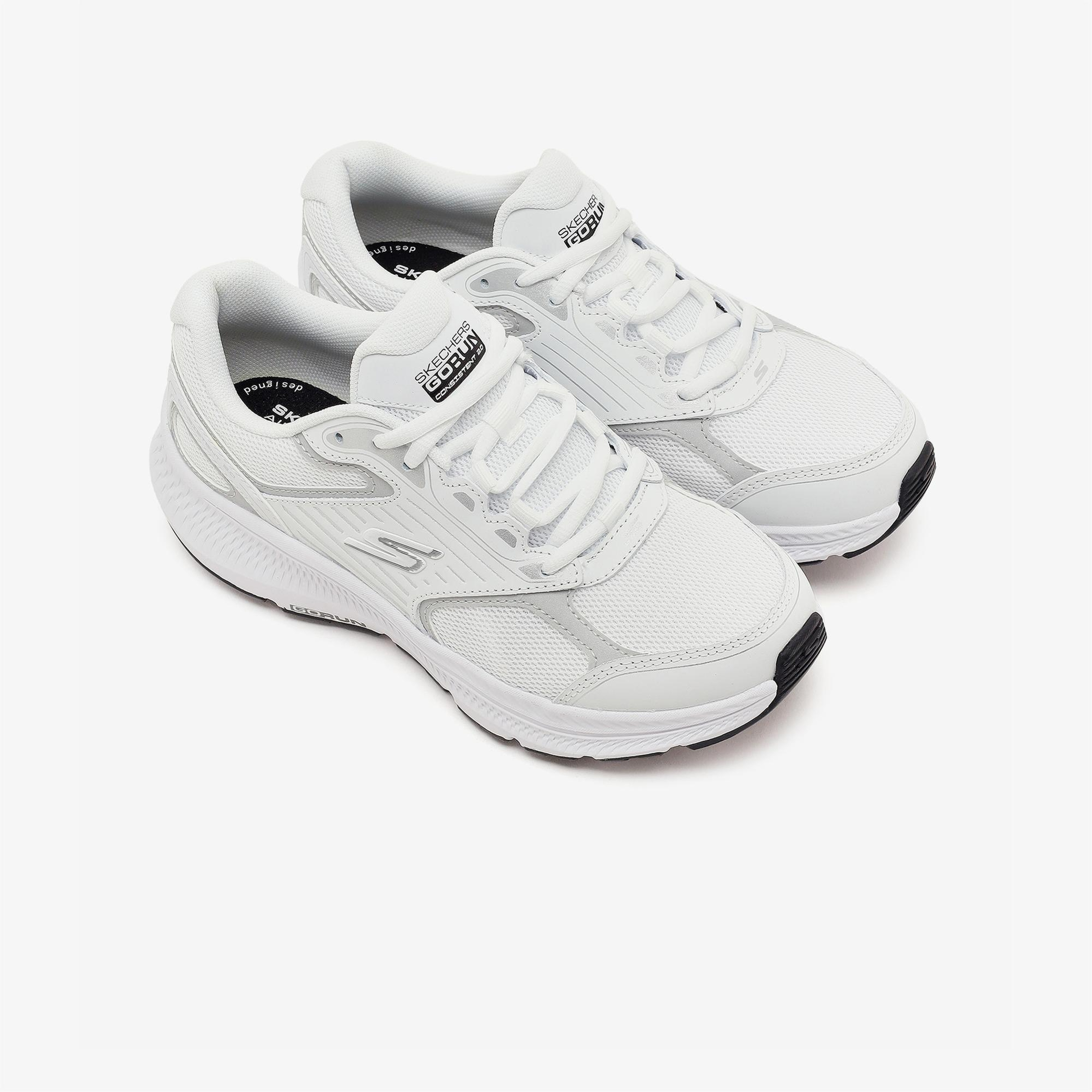 Skechers Go Run Consistent 2.0 Kadın Beyaz Koşu Ayakkabısı