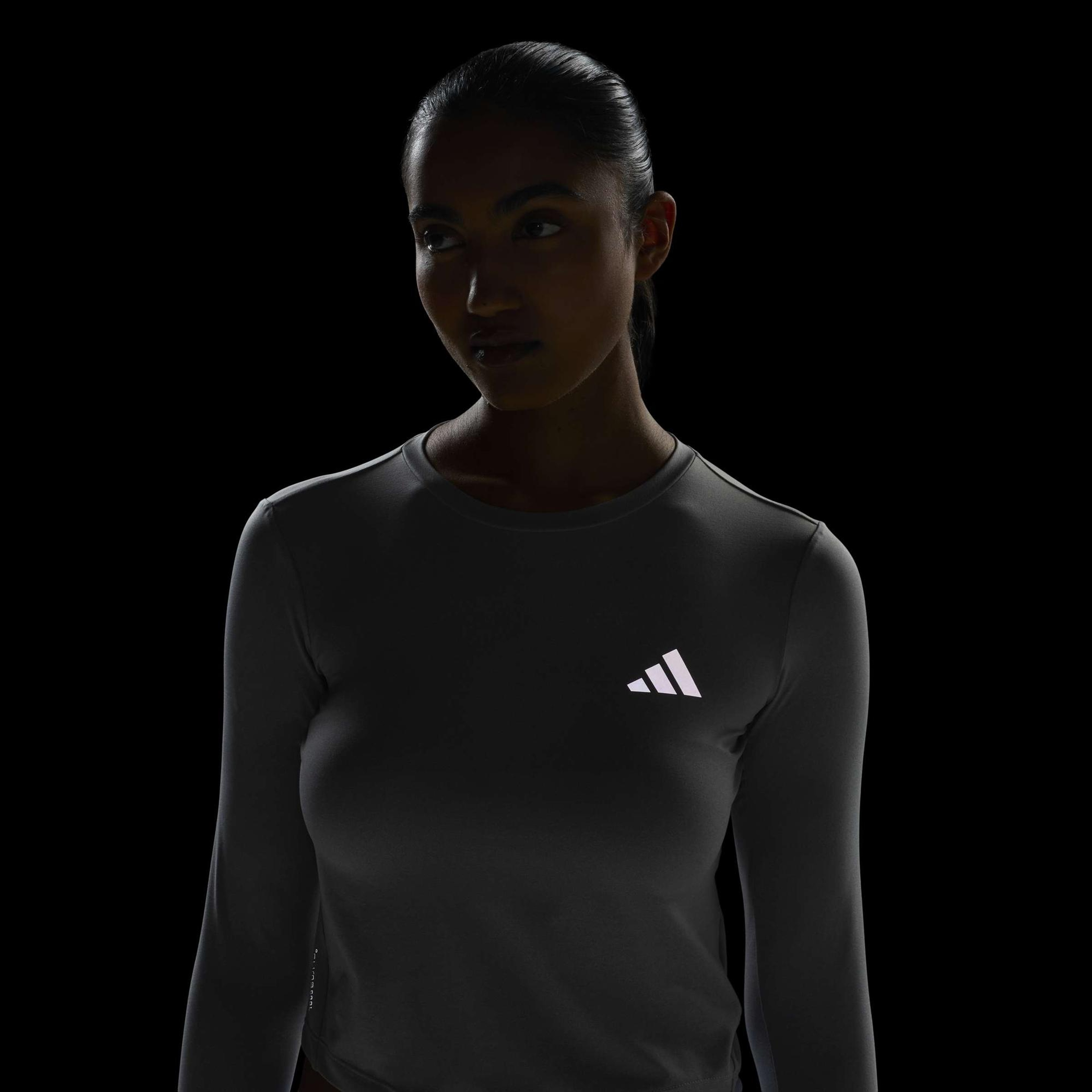 adidas Adi365 Running Essentials Kadın Gri Koşu Sweatshirt