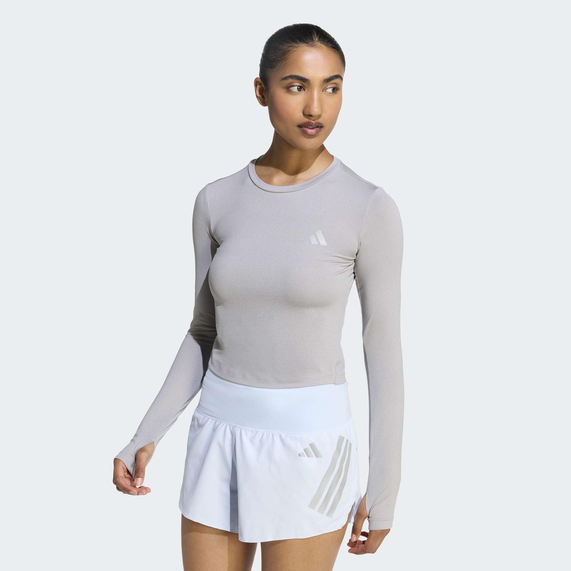 adidas Adi365 Running Essentials Kadın Gri Koşu Sweatshirt