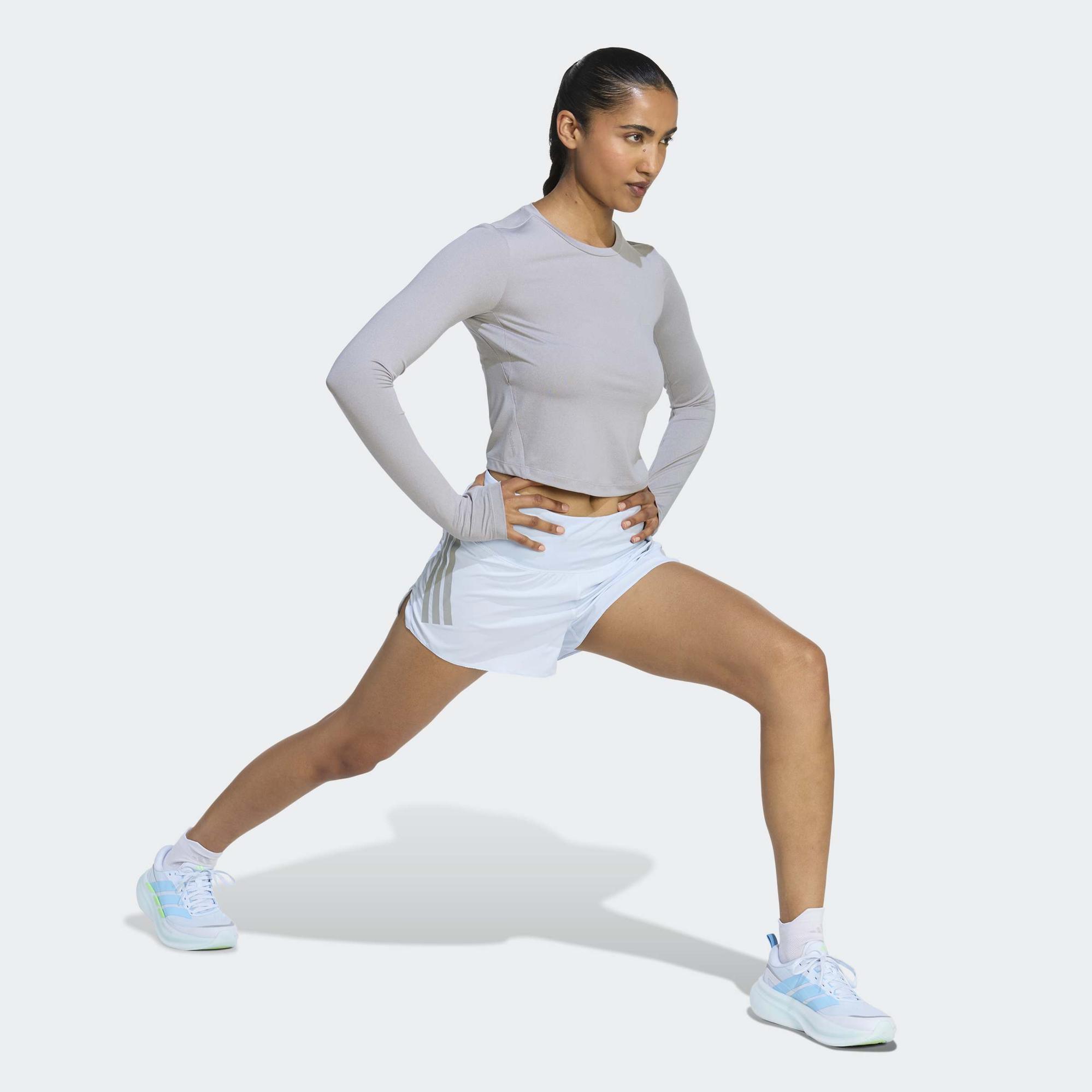 adidas Adi365 Running Essentials Kadın Gri Koşu Sweatshirt