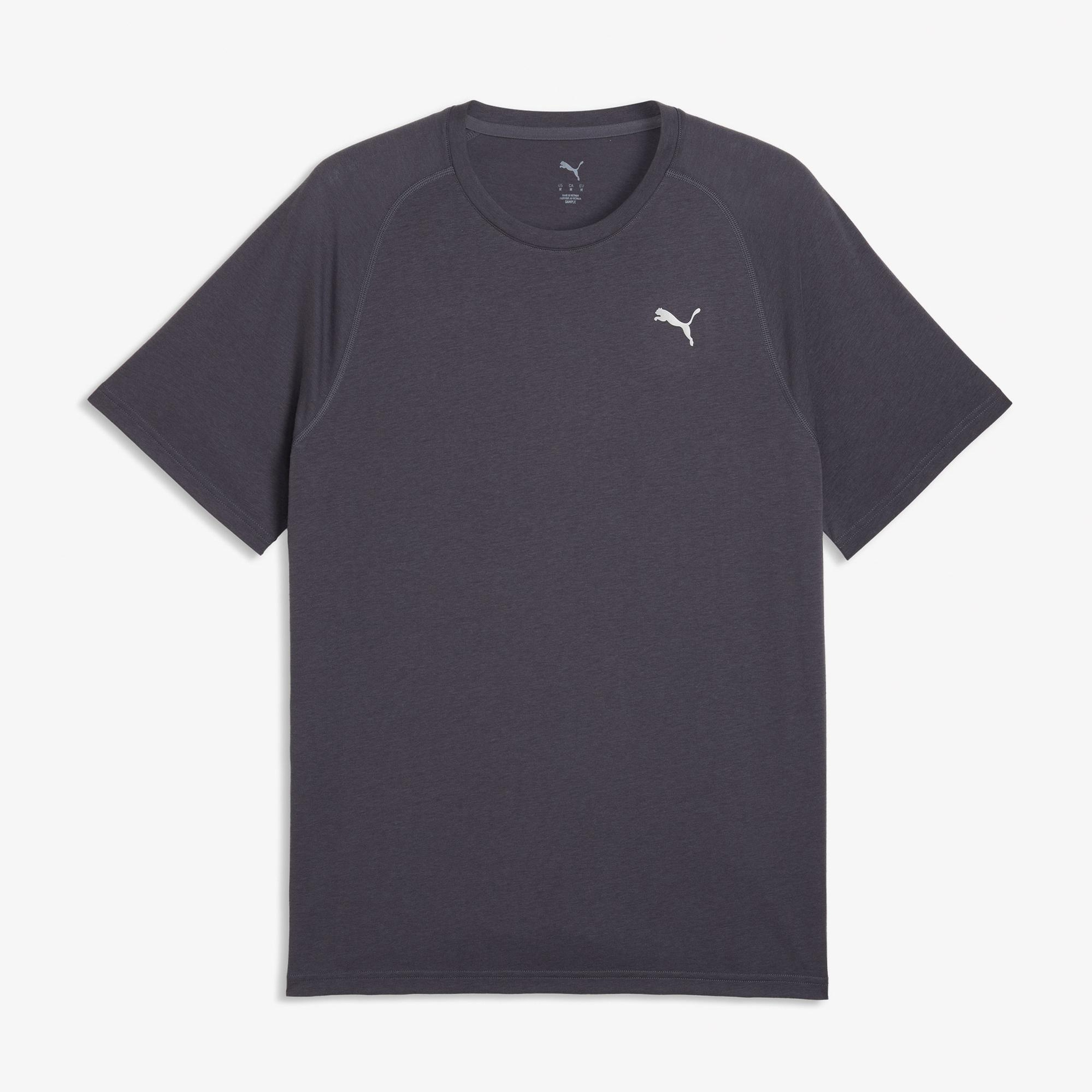 Puma Pwrtrain Triblend Erkek Gri Antrenman T-Shirt