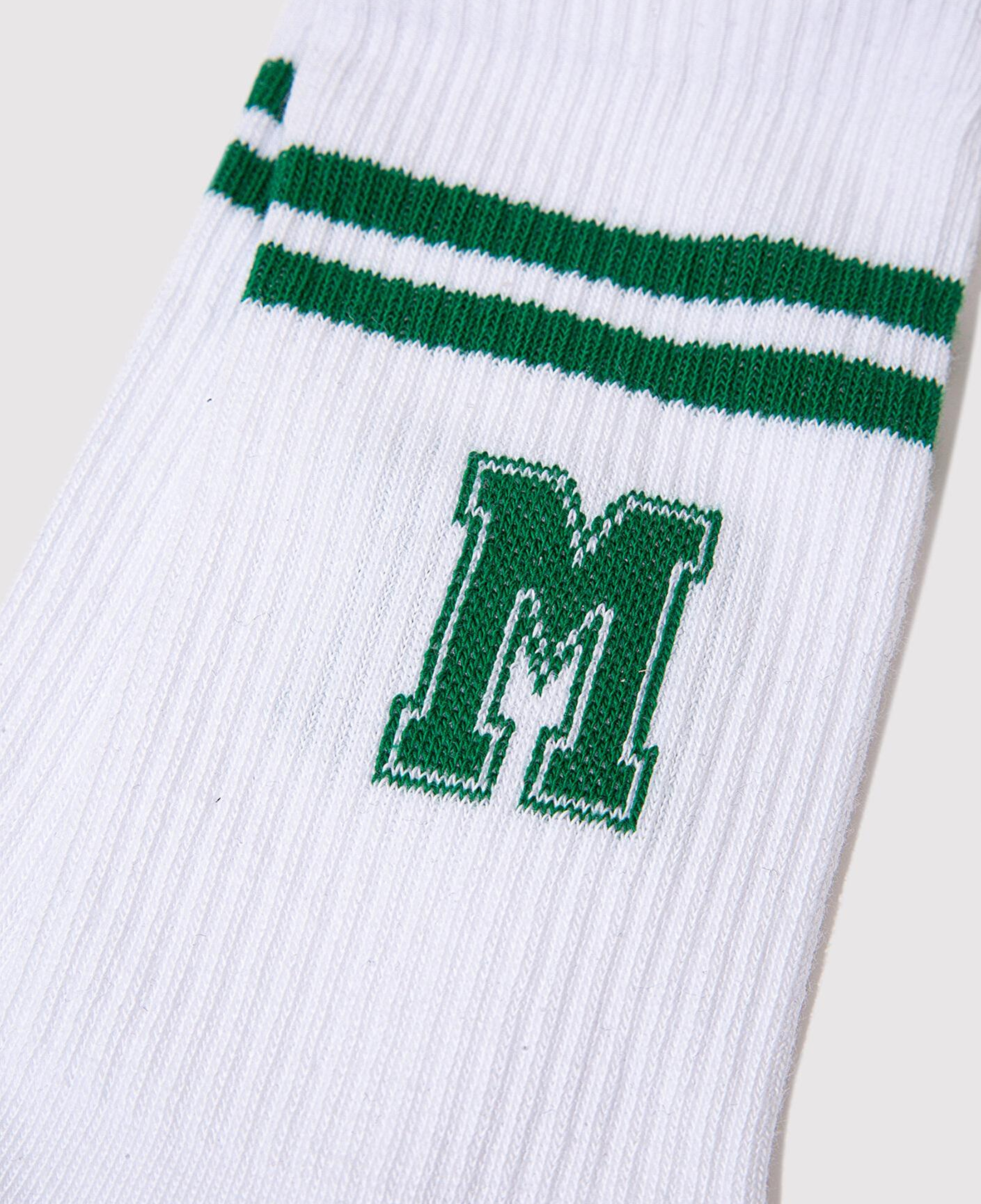 Mavi Mavi Logo Detaylı Beyaz Soket Çorap 0911108-85310