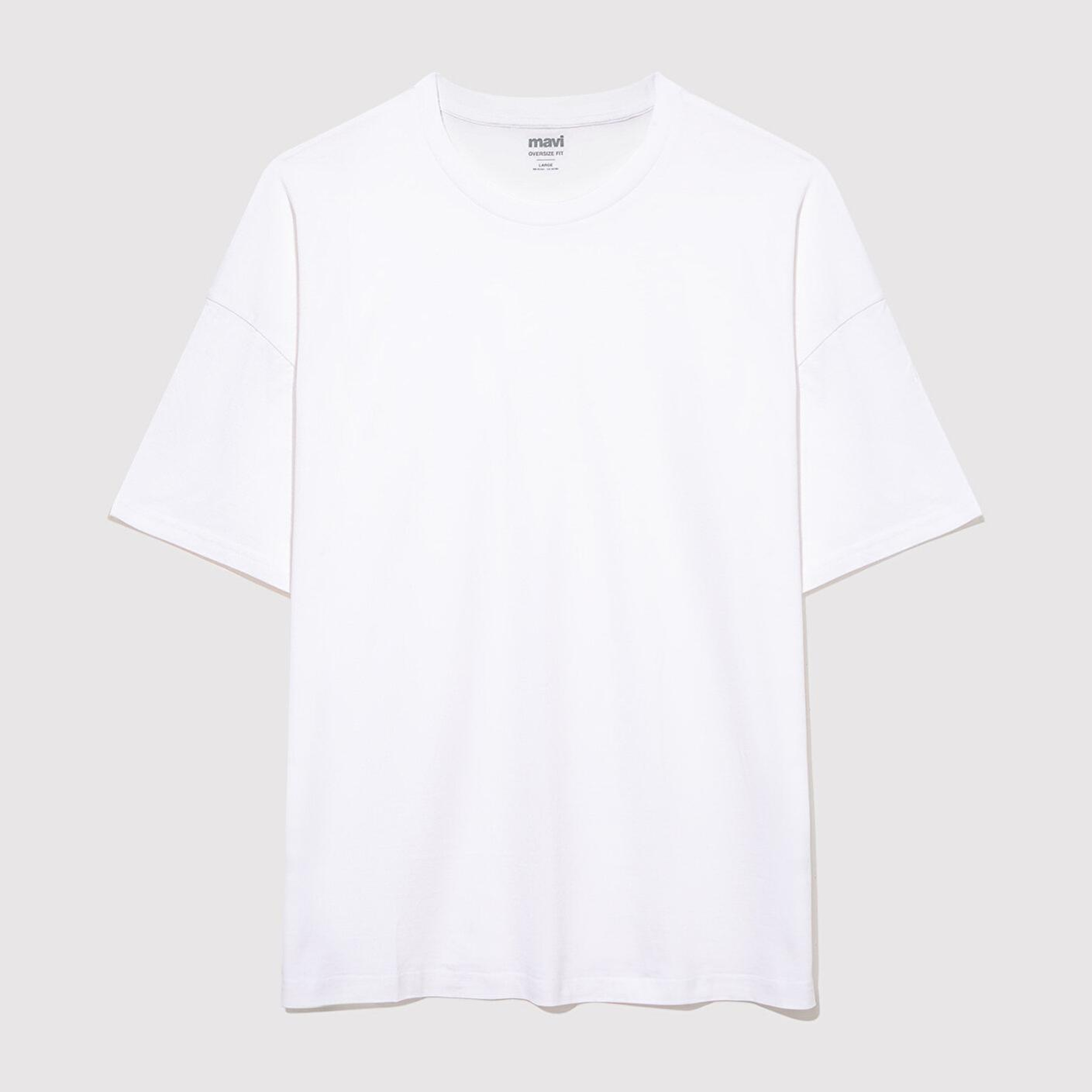 Mavi 2li Oversize Basic Tişört Oversize / Geniş Kesim 0612162-620