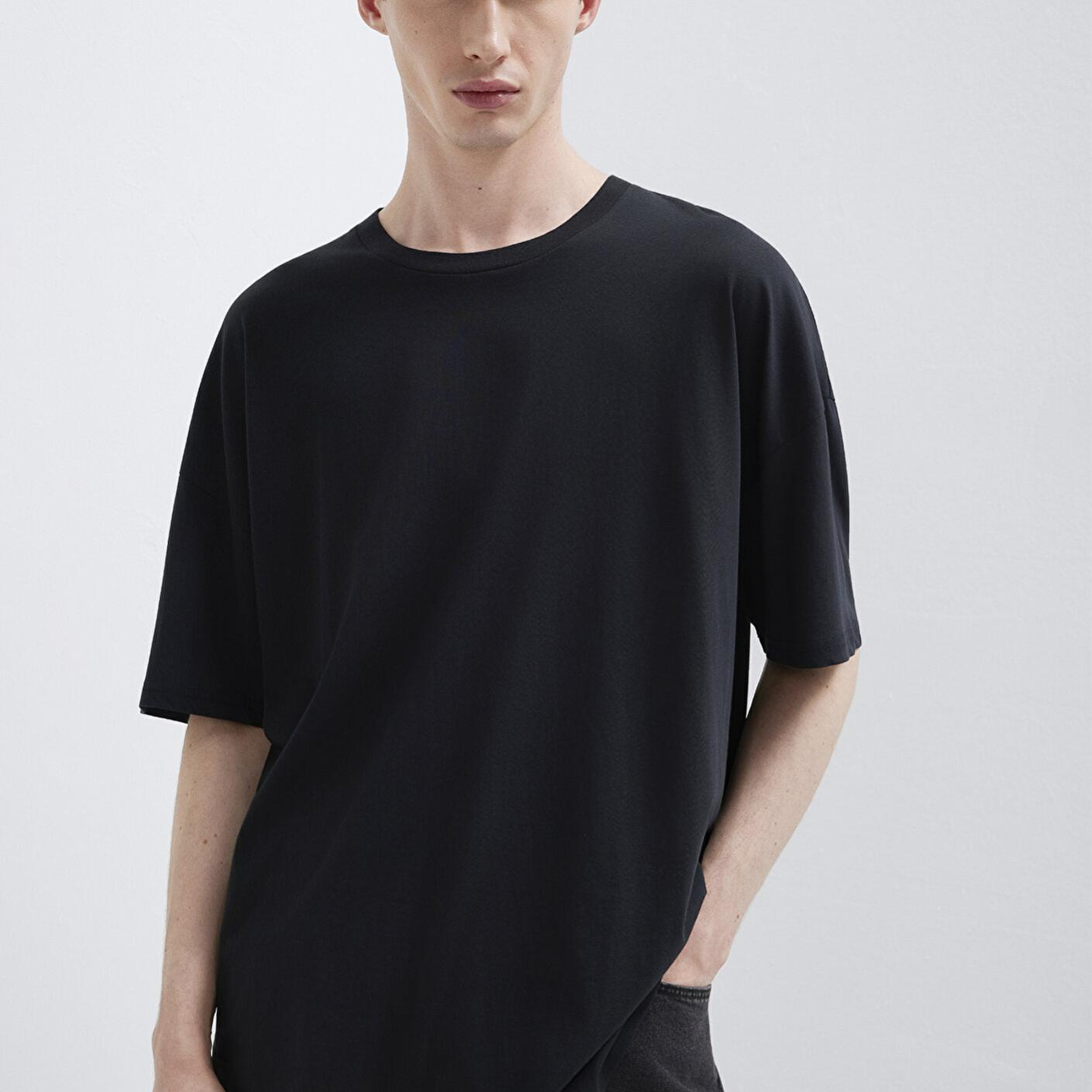 Mavi 2li Oversize Basic Tişört Oversize / Geniş Kesim 0612162-620