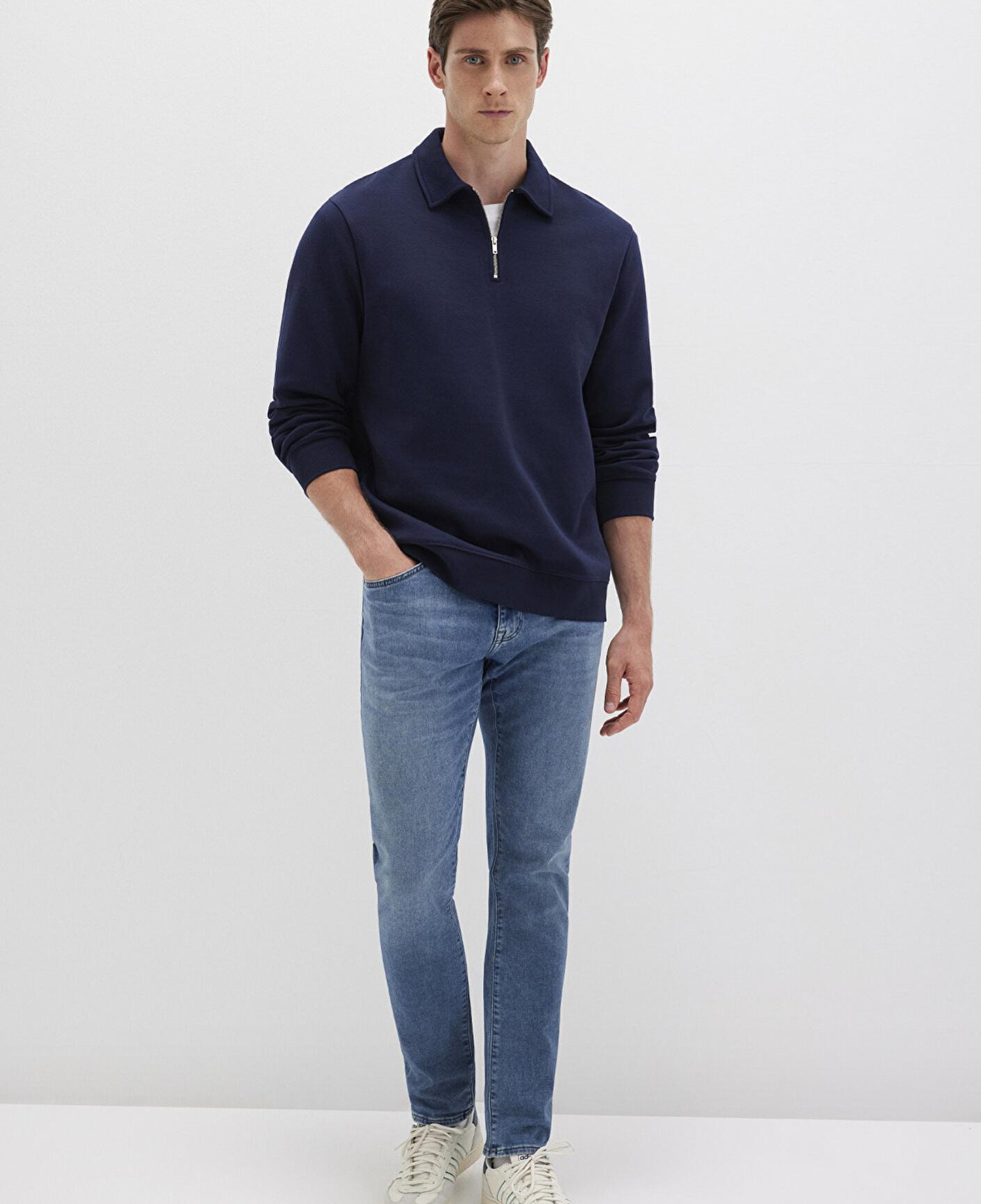 Mavi Jake Sporty Indigo Puslu Jean Pantolon 0042290651