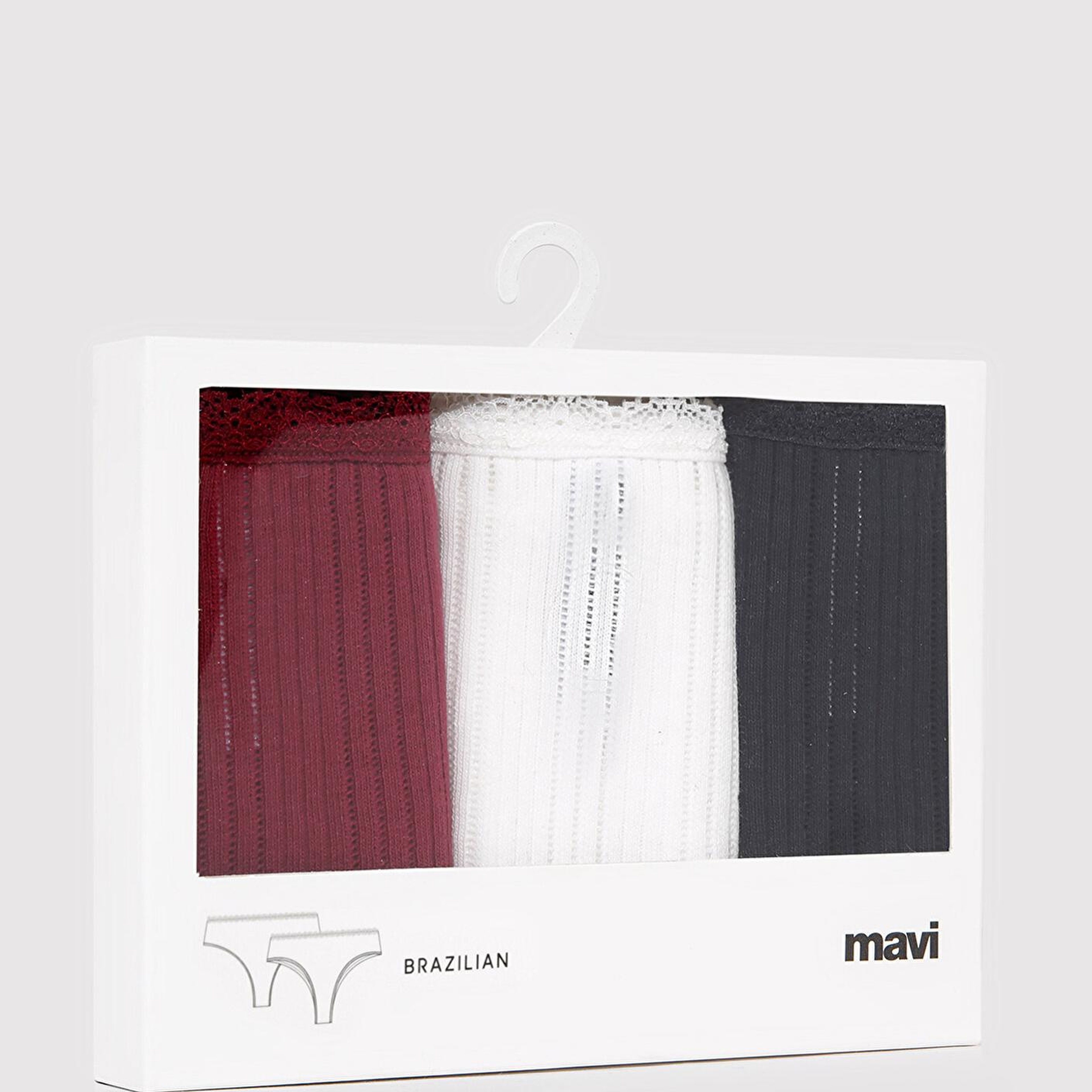 Mavi 3lü Klasik Külot 1913819-32205