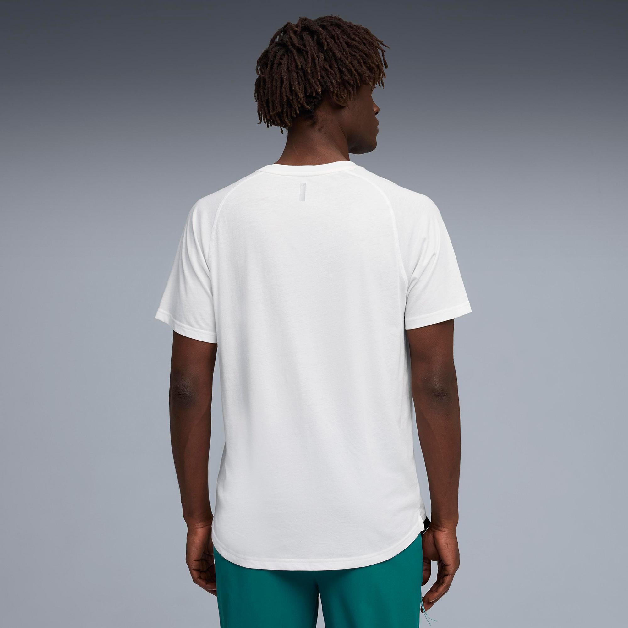 Puma Pwrtrain Triblend Erkek Beyaz Antrenman T-Shirt