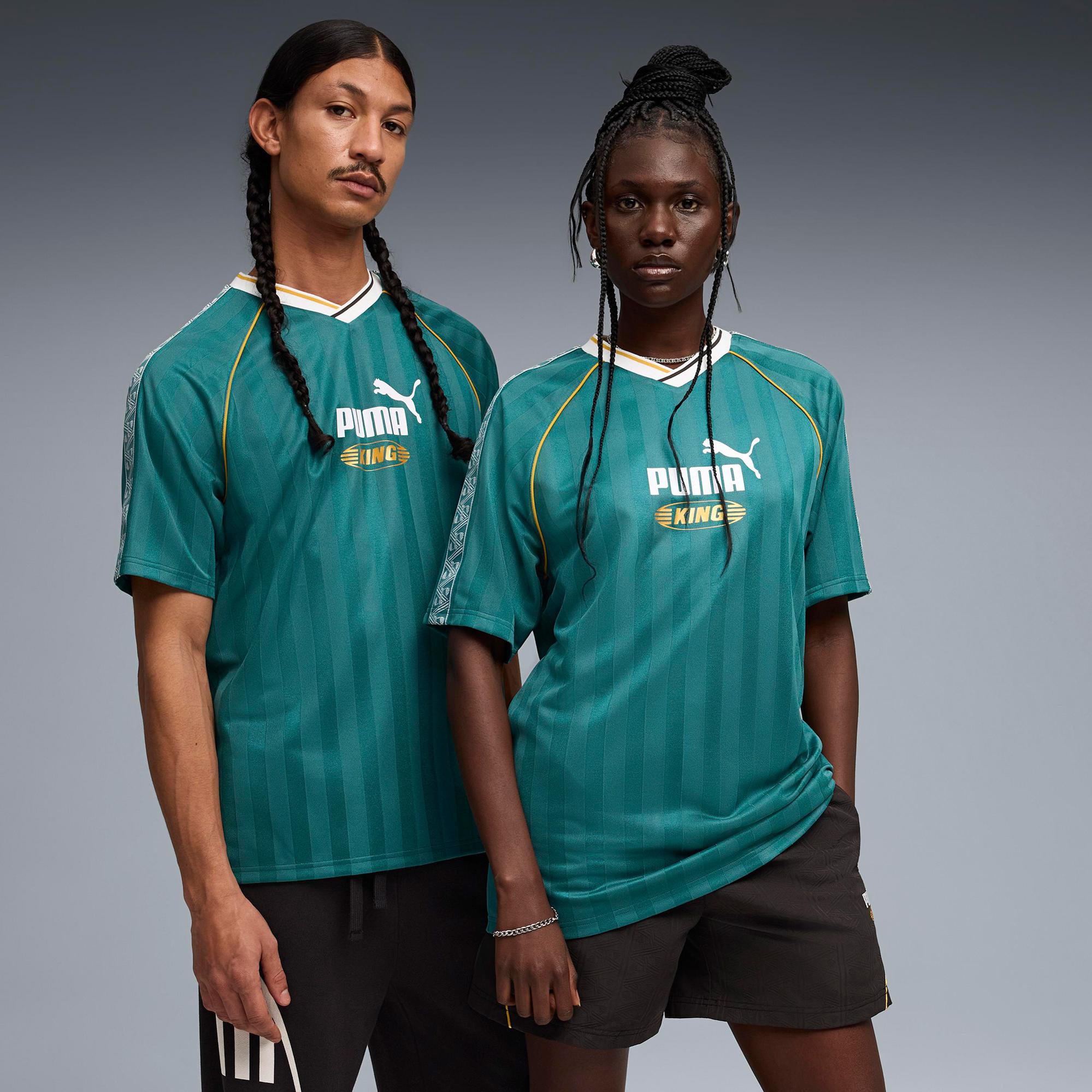 Puma King Relaxed Football Erkek Yeşil Forma