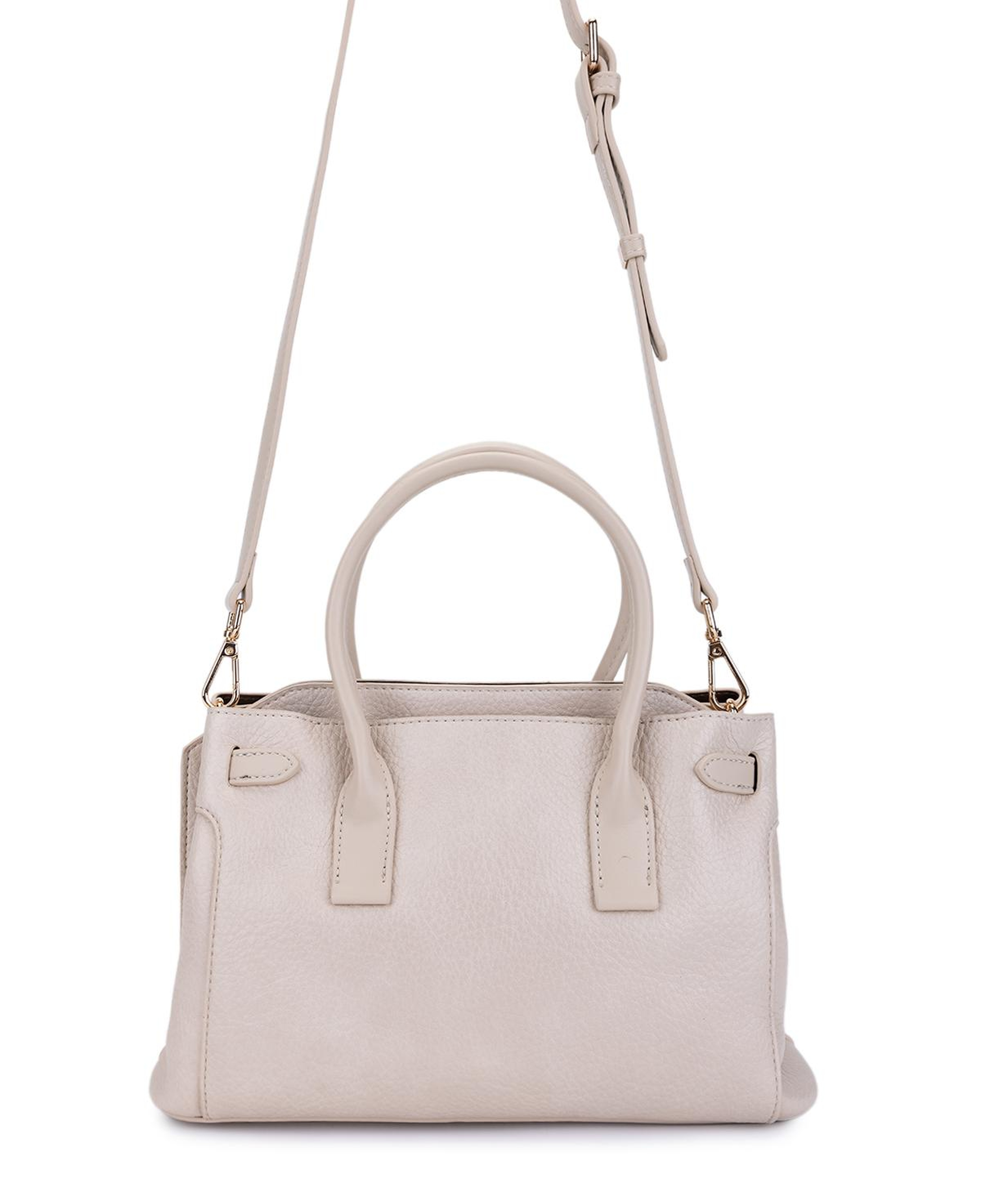 Tamer Tanca Kadın Suni Deri Bej El Çantası