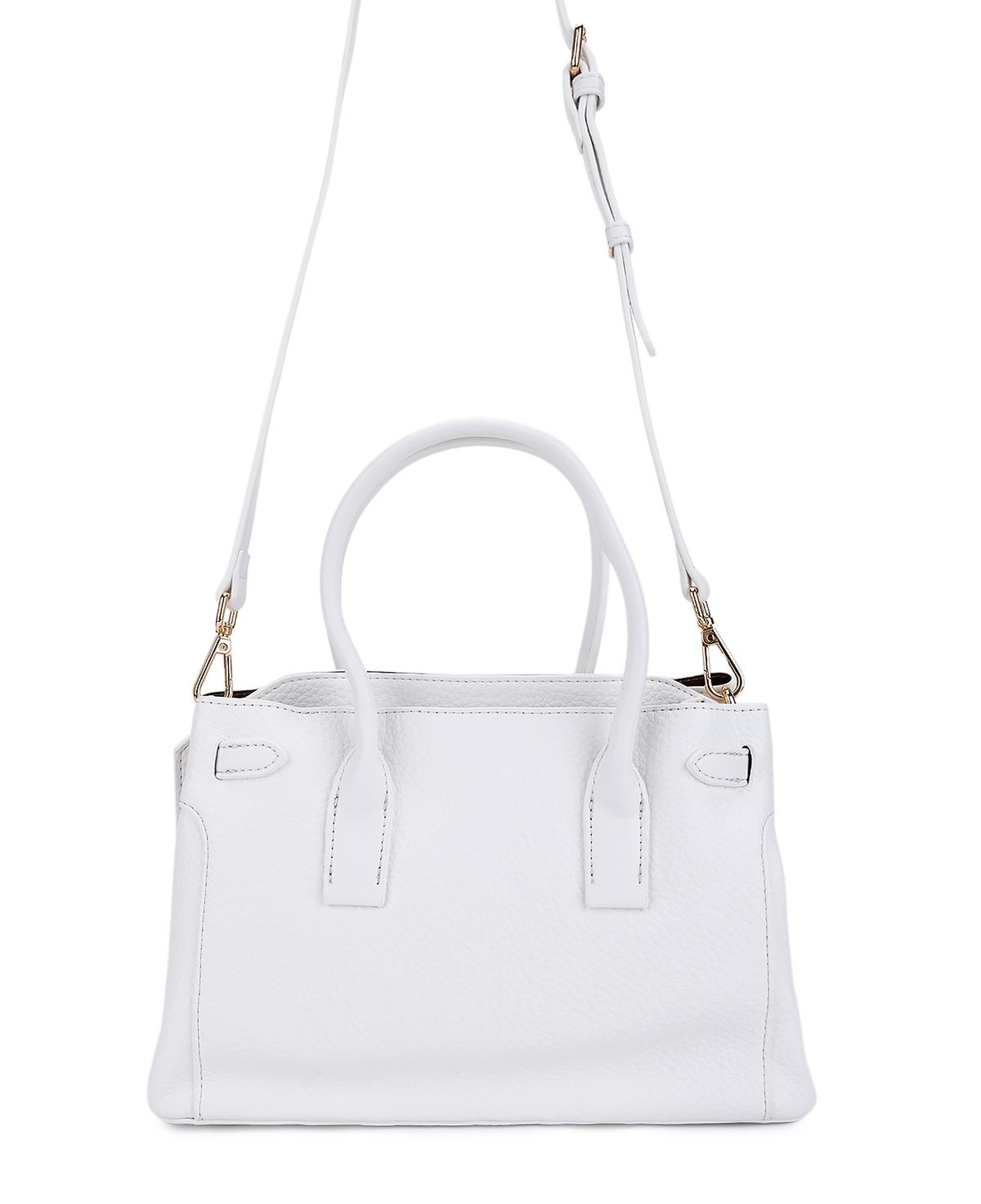 Tamer Tanca Kadın Suni Deri Beyaz El Çantası