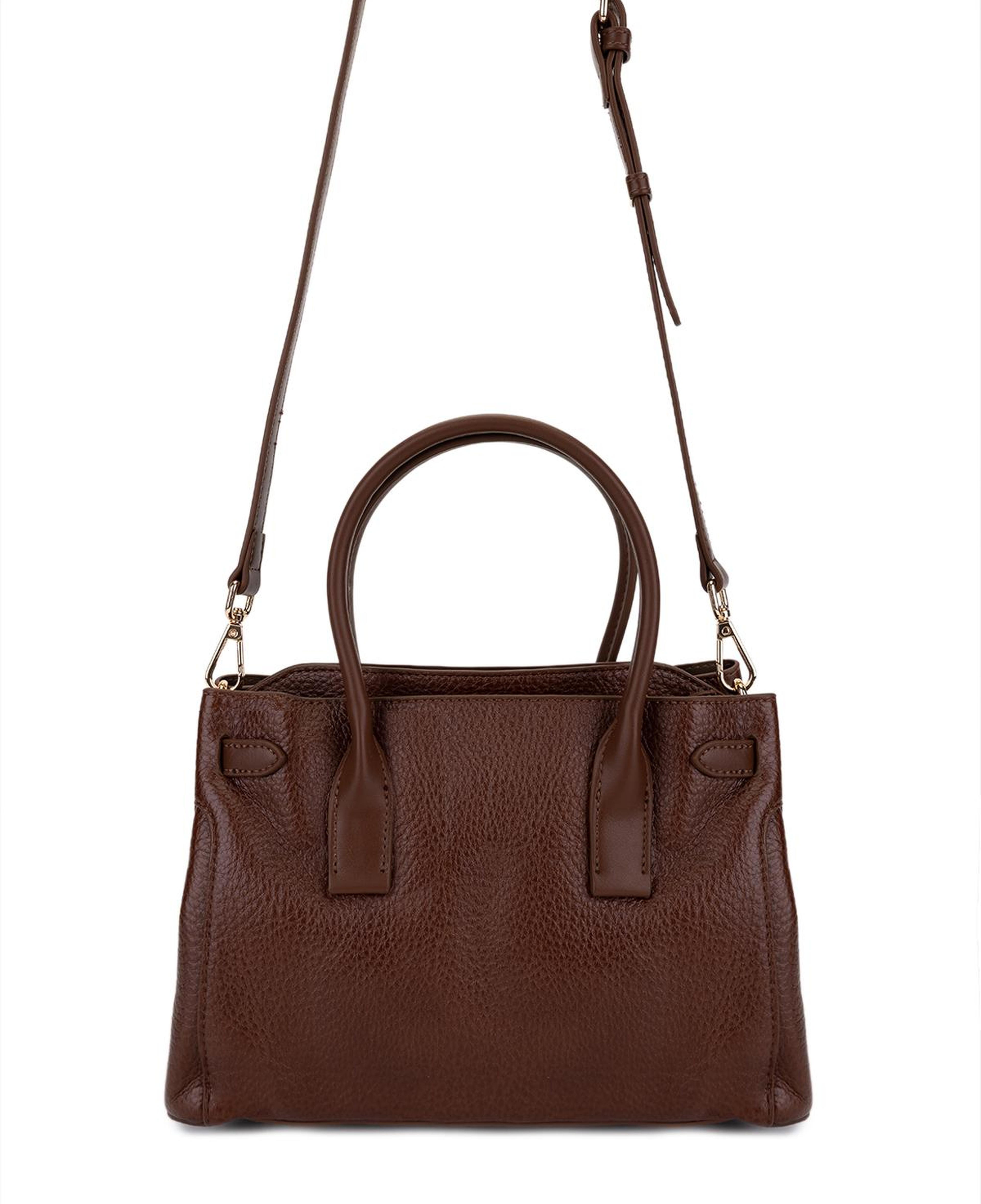 Tamer Tanca Kadın Suni Deri Kahverengi El Çantası