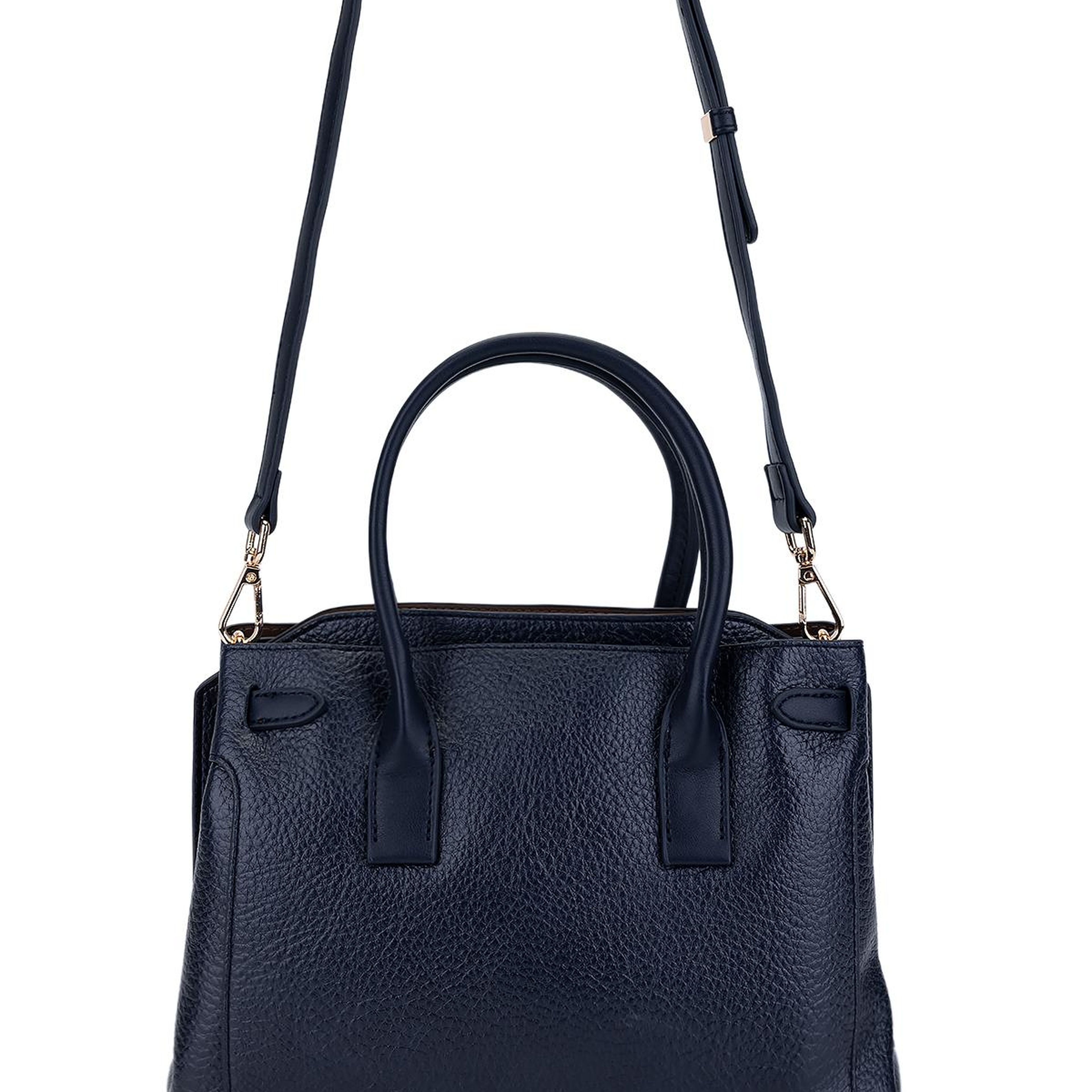 Tamer Tanca Kadın Suni Deri Lacivert El Çantası