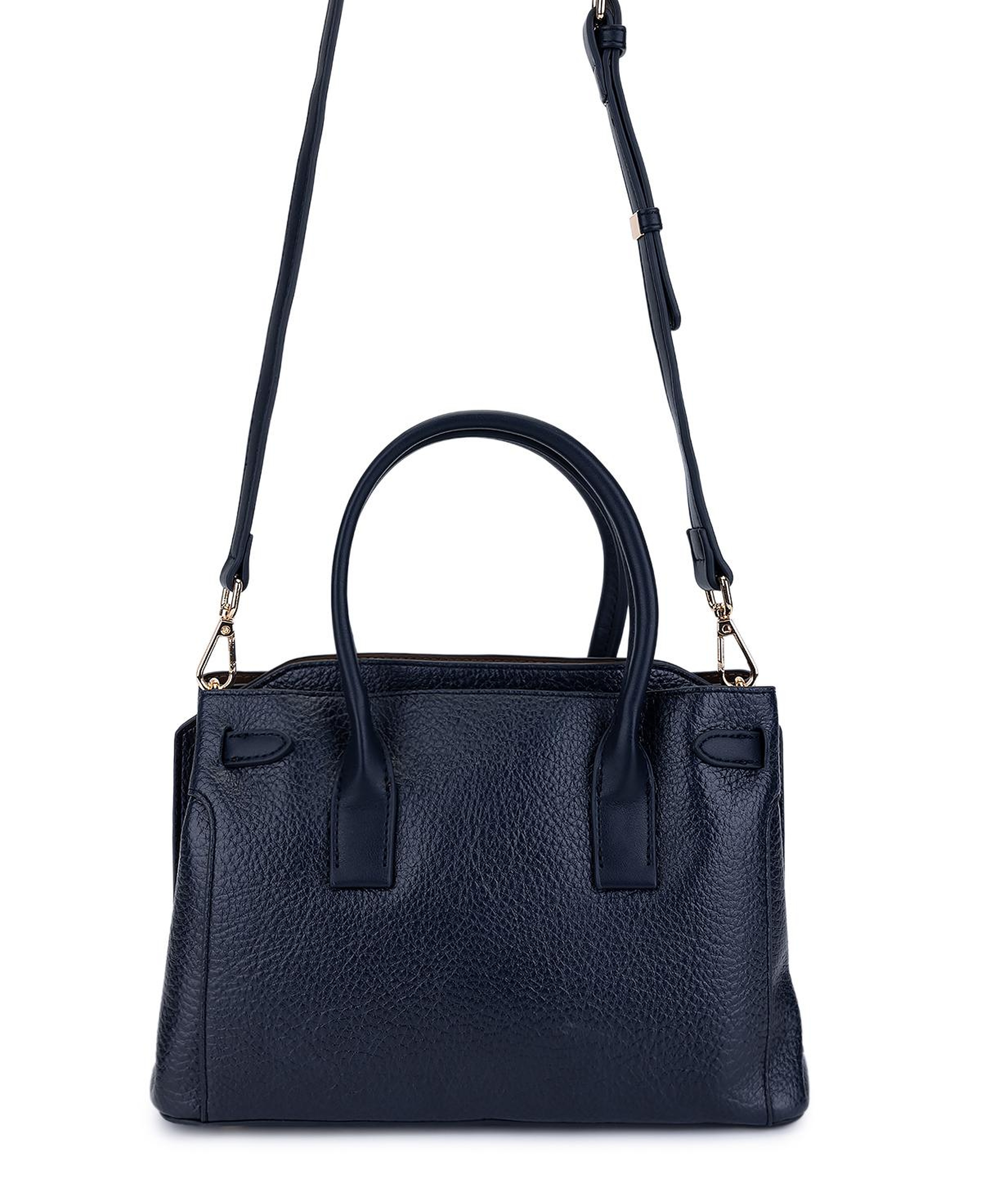 Tamer Tanca Kadın Suni Deri Lacivert El Çantası