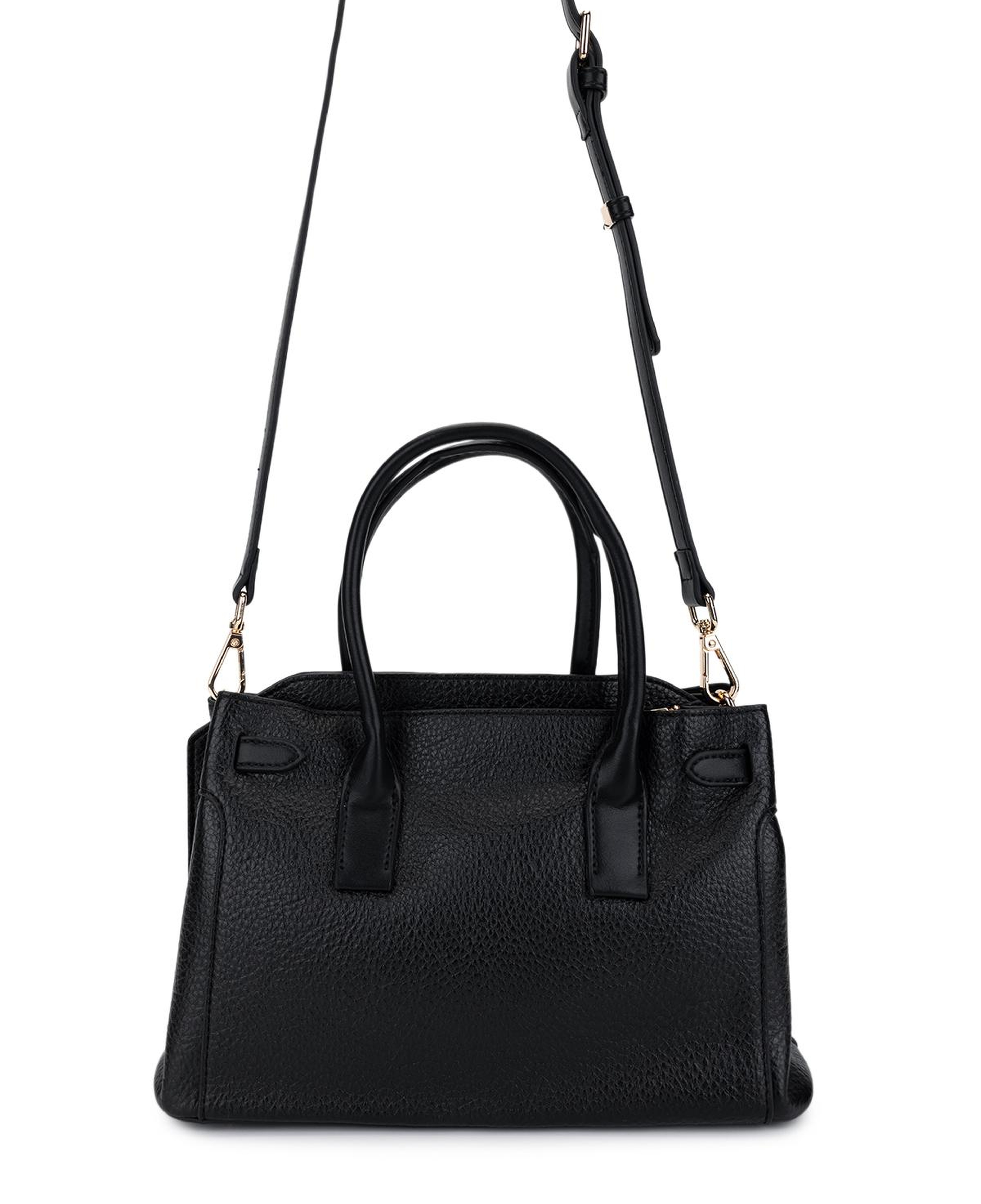 Tamer Tanca Kadın Suni Deri Siyah El Çantası