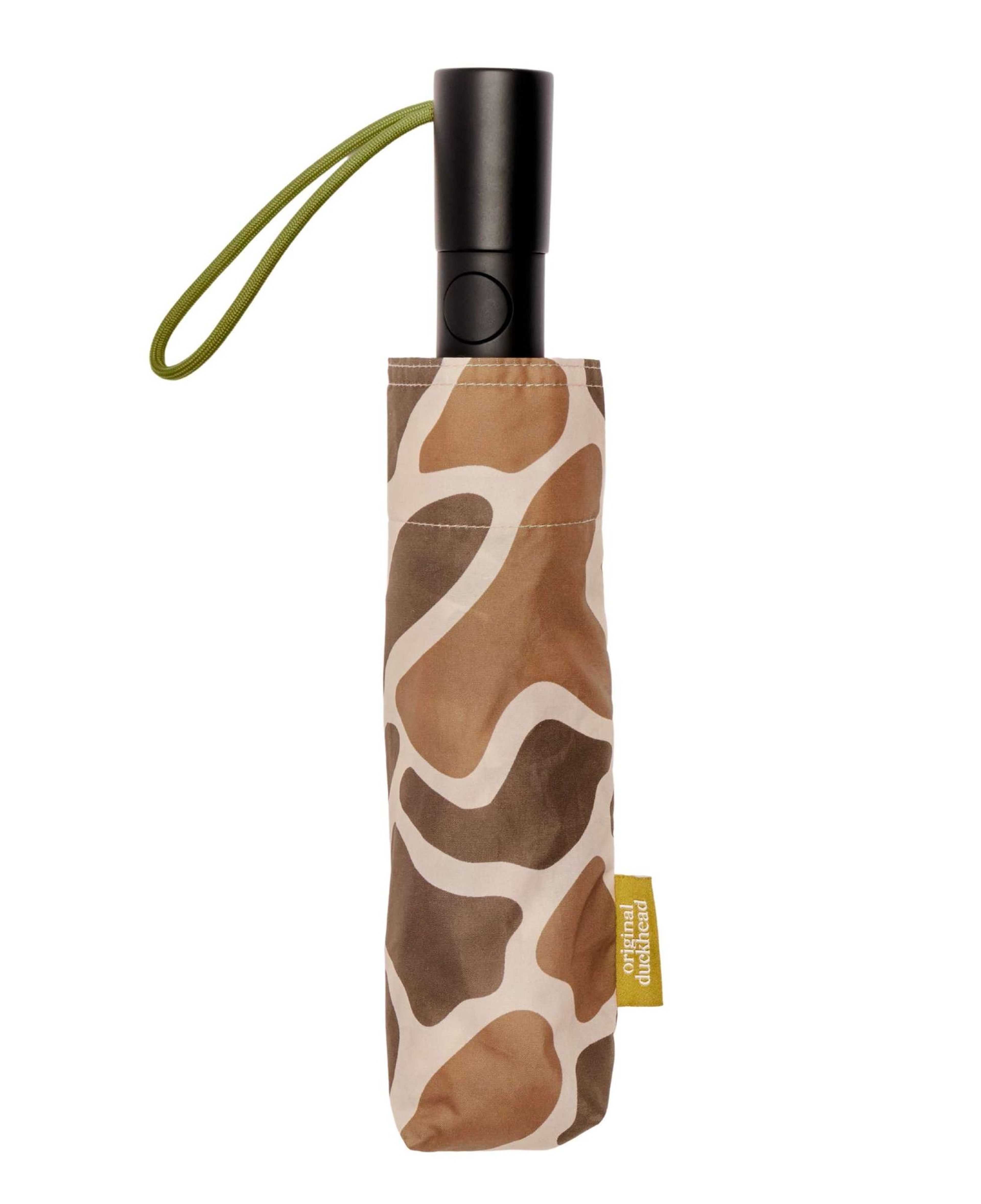 Original Duckhead The Daily - Beige Ripples Automatic Umbrella