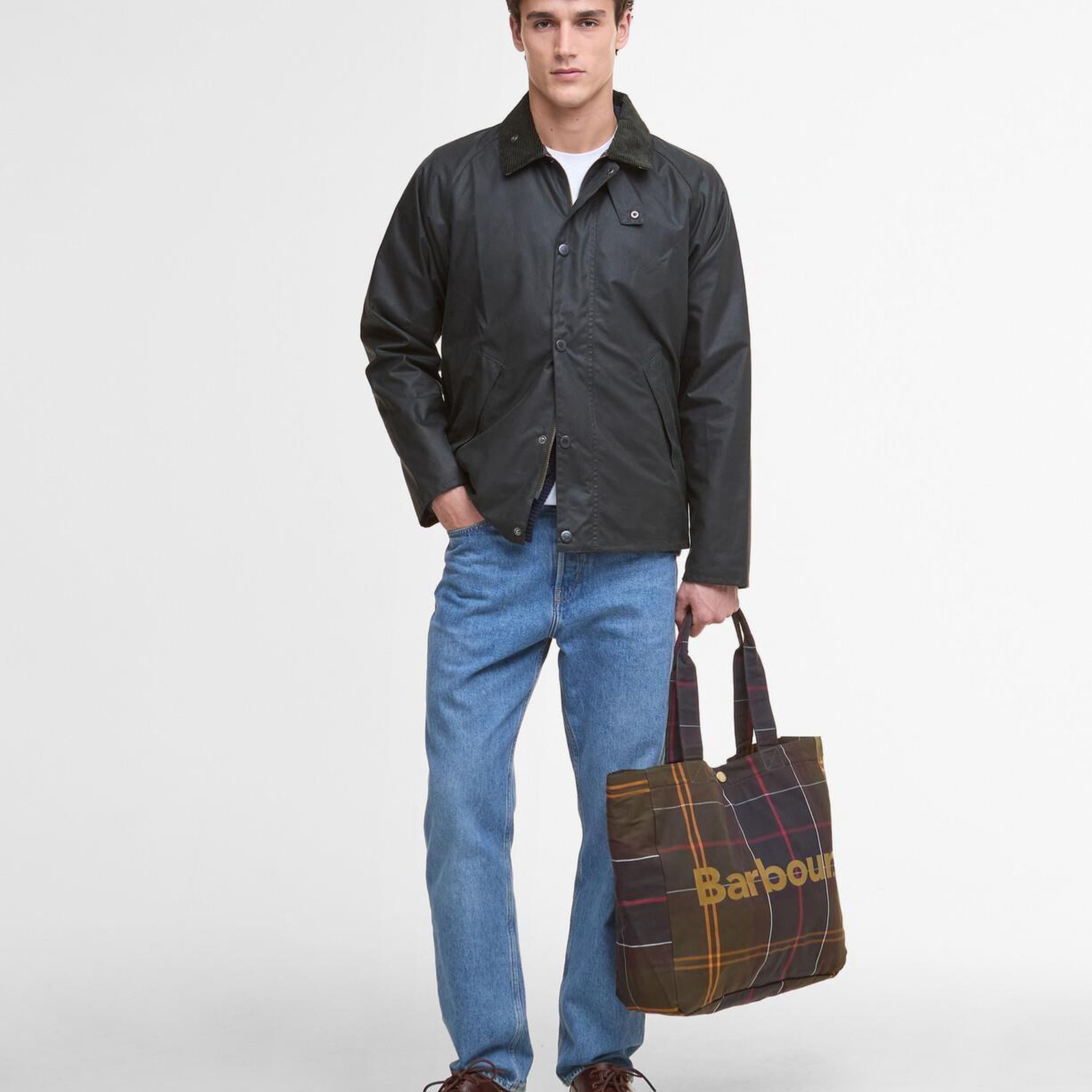 Barbour Telfield Tartan Tote Kol Çantası