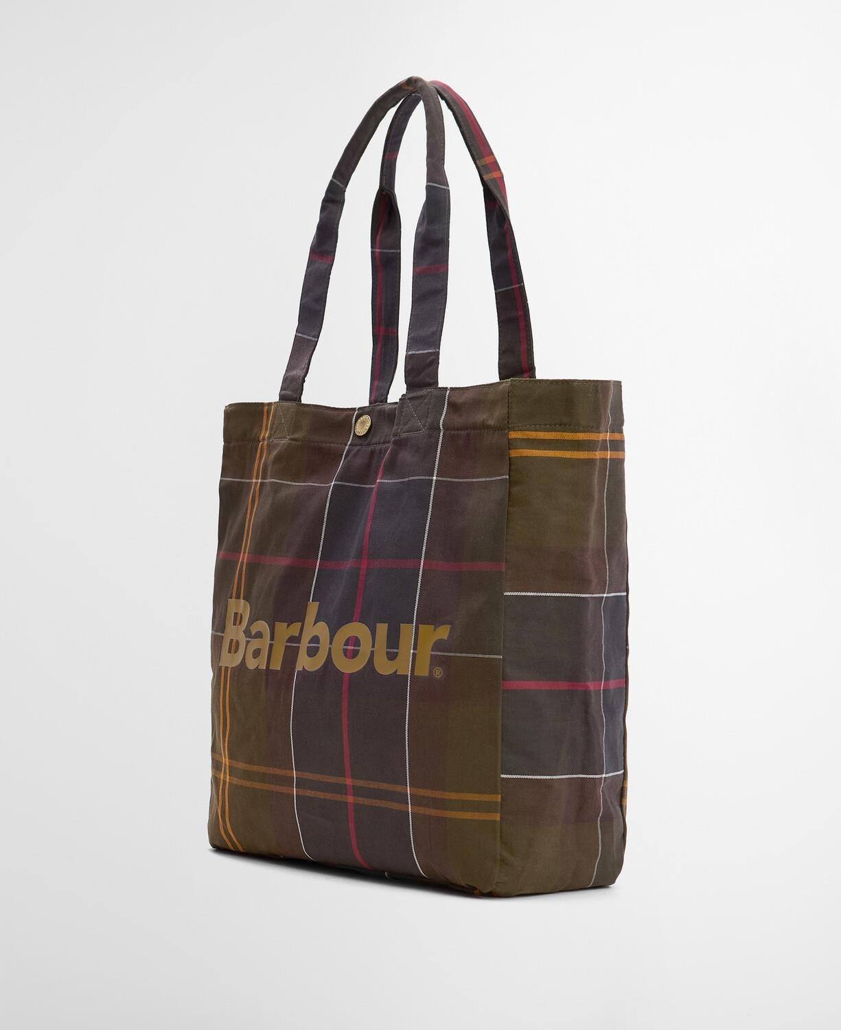 Barbour Telfield Tartan Tote Kol Çantası